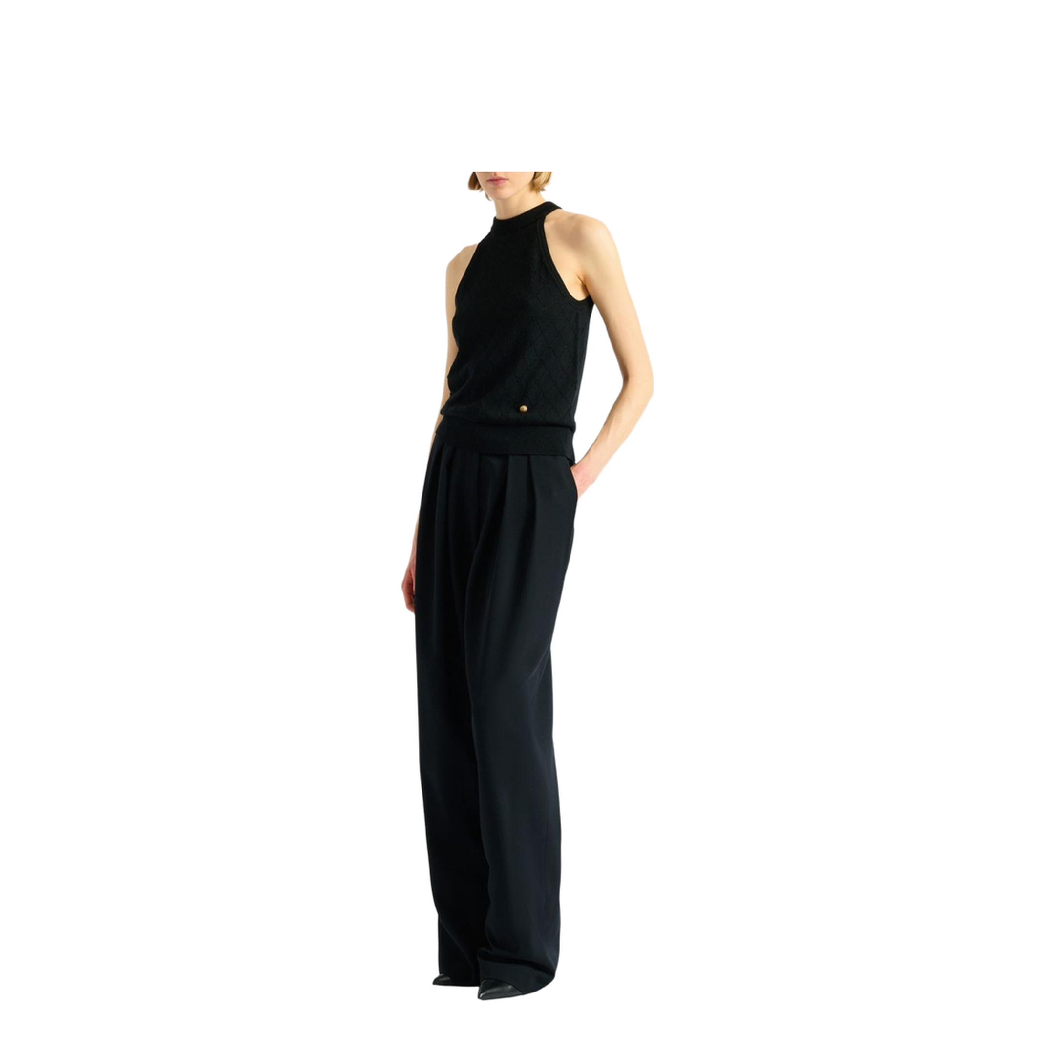 MAYFEYR - Balmain - Top Black - HF1AE089KJ990PA