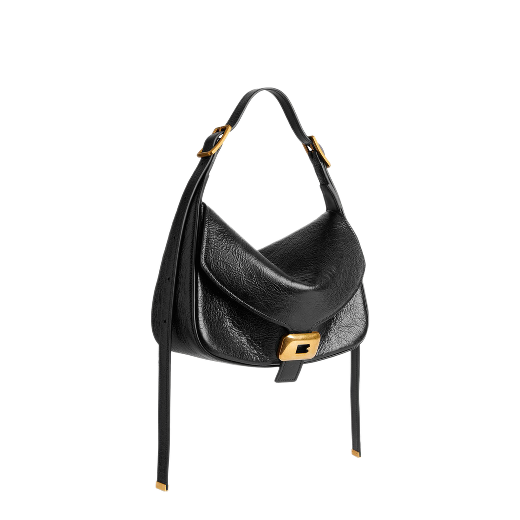MAYFEYR - Balenciaga - Clicca Shoulder Bag Medium In Black - 8686722ACLM