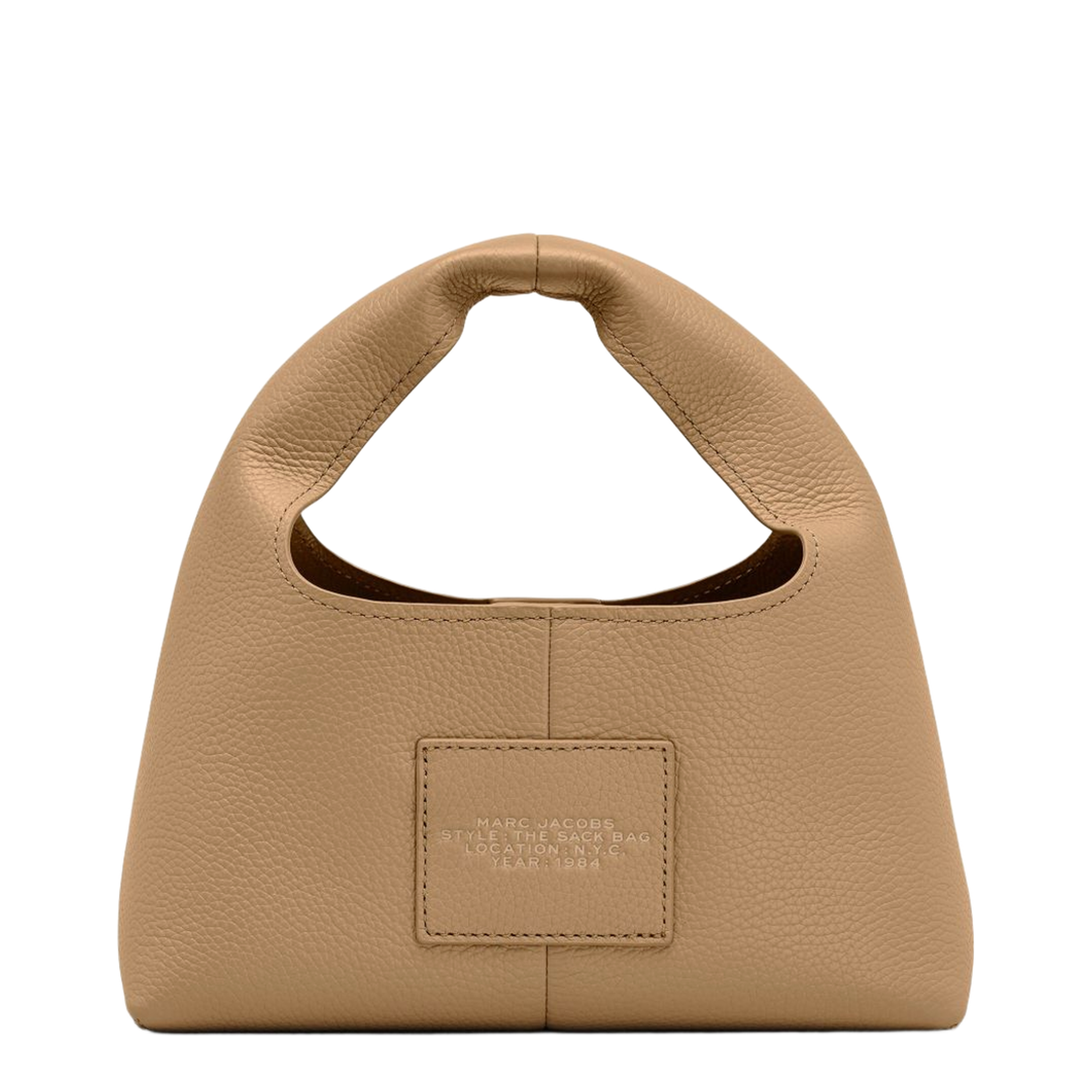 Beige Leather Handbag