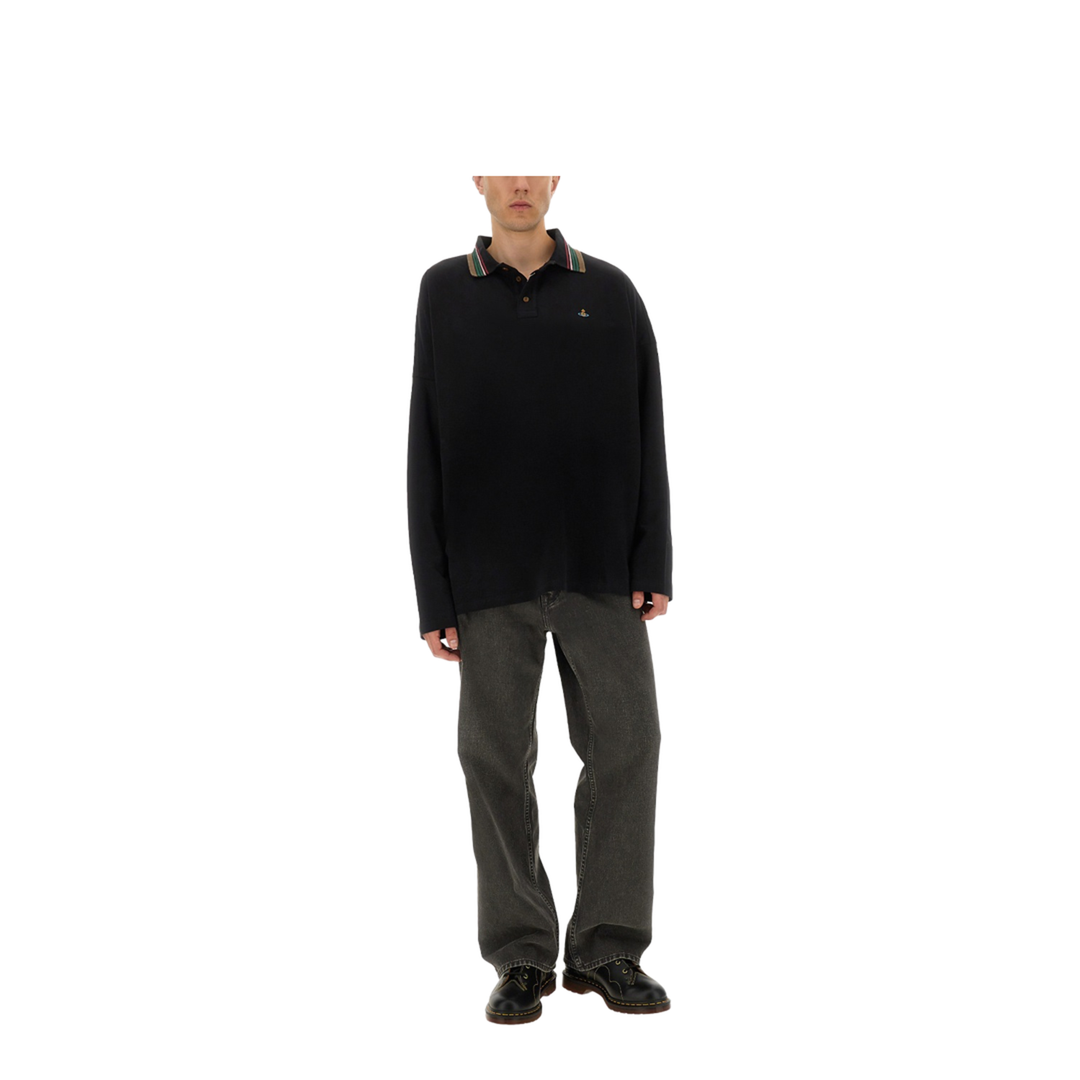 MAYFEYR - Vivienne Westwood - Long-Sleeved Polo Shirt - 2H01000QJ0009N401