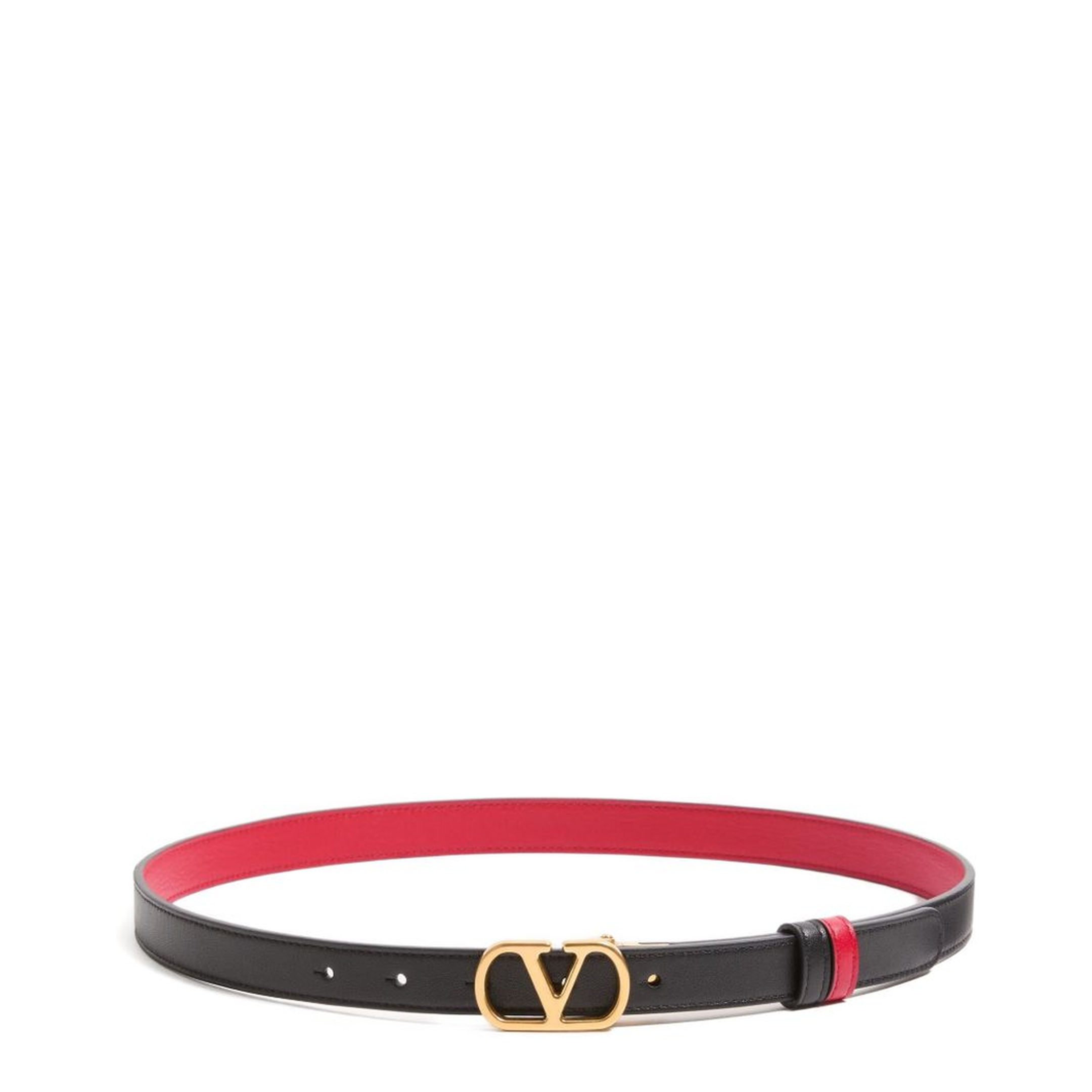 MAYFEYR - Valentino - Vlogo Signature Leather Belt - WT0SU8IYR0SM