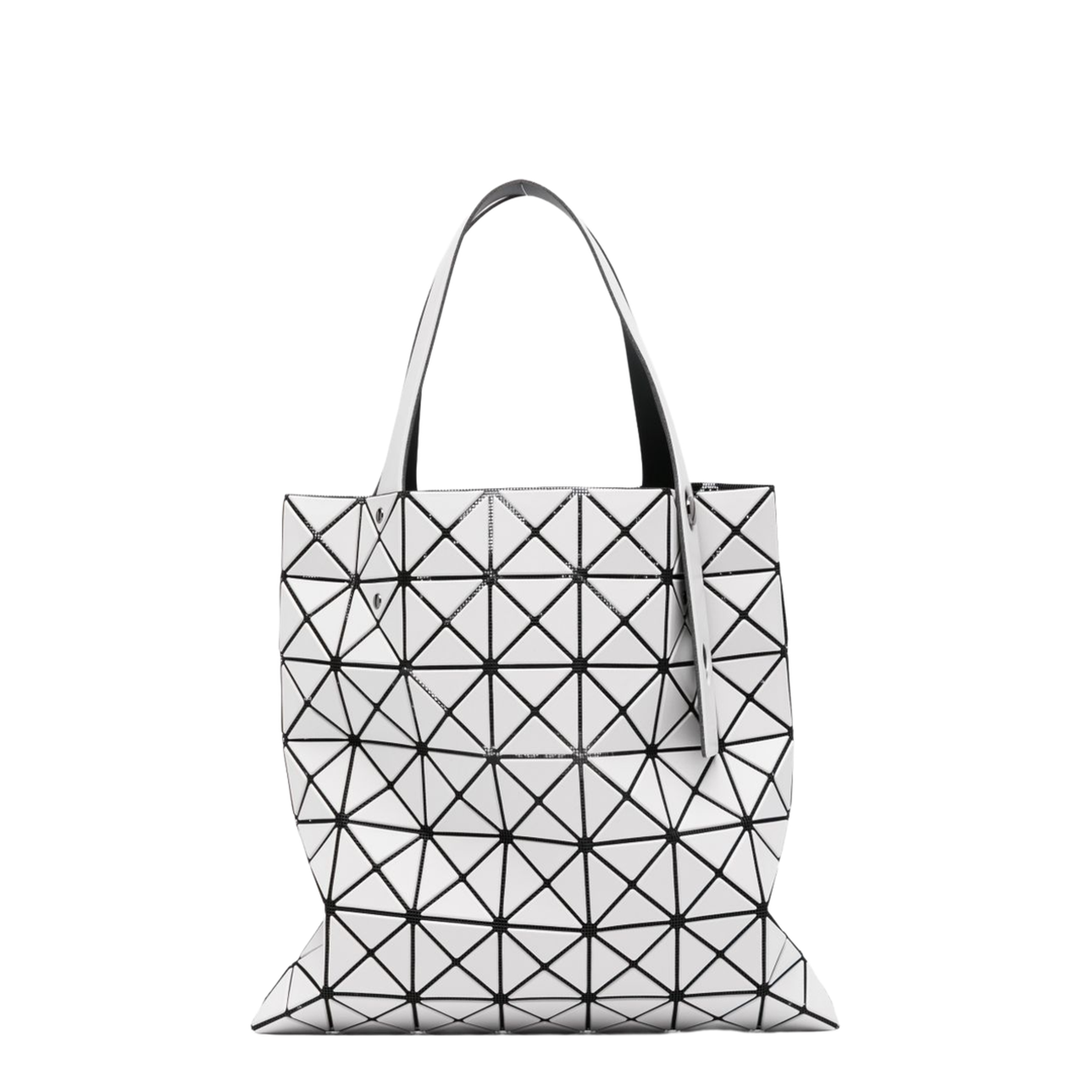 Prism Matte Small Tote Bag - Light Grey