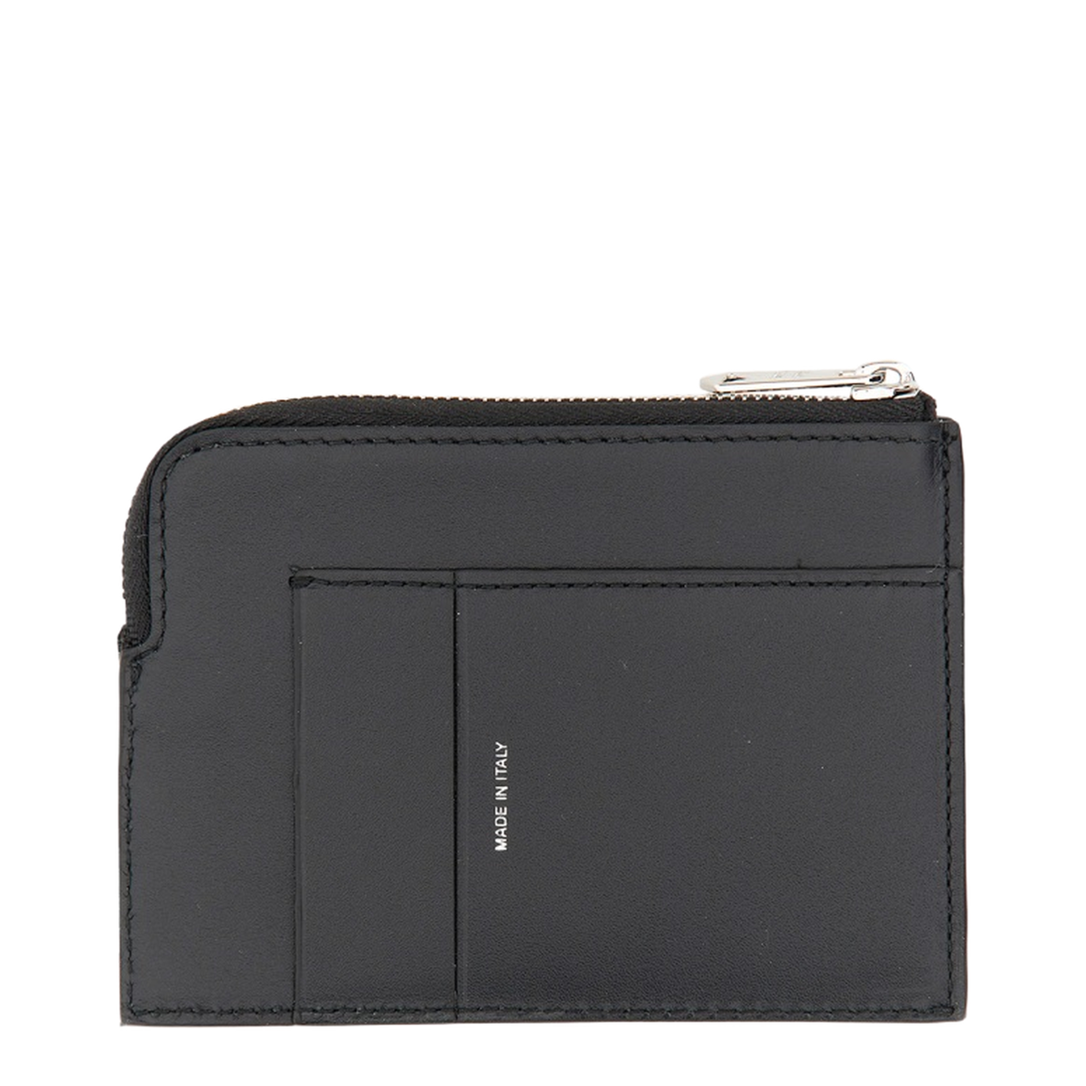 Signature Stripe Zipper Wallet