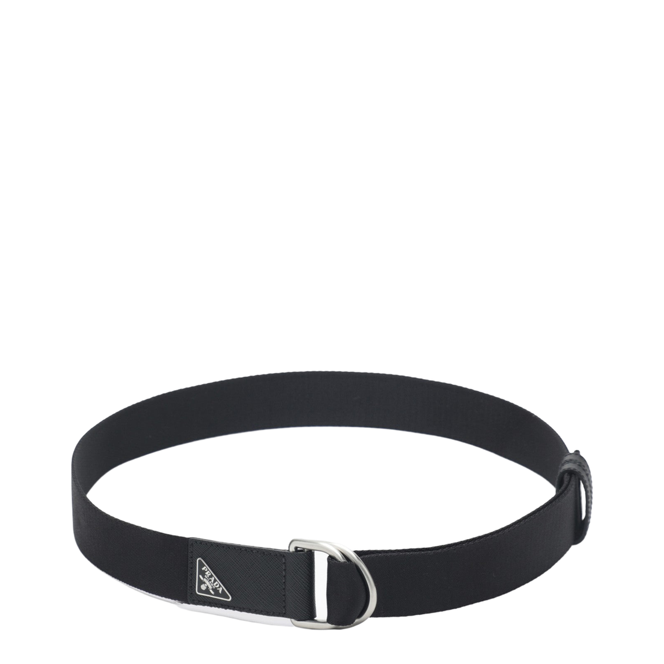 Black Re-Nylon Web Belt