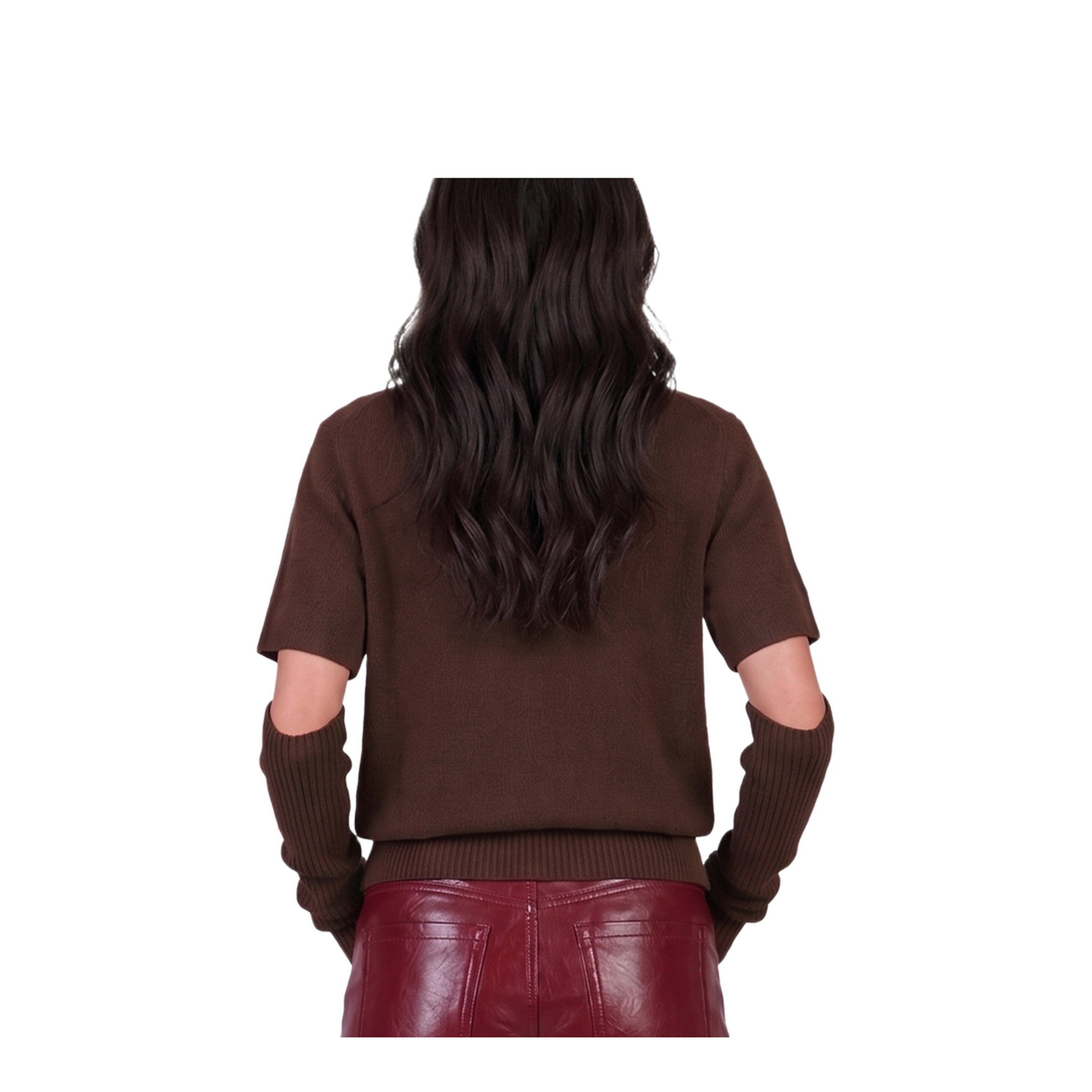 MAYFEYR - Federica Tosi - Moor S Head Brown Wool Cashmere Sweater - 3200935269