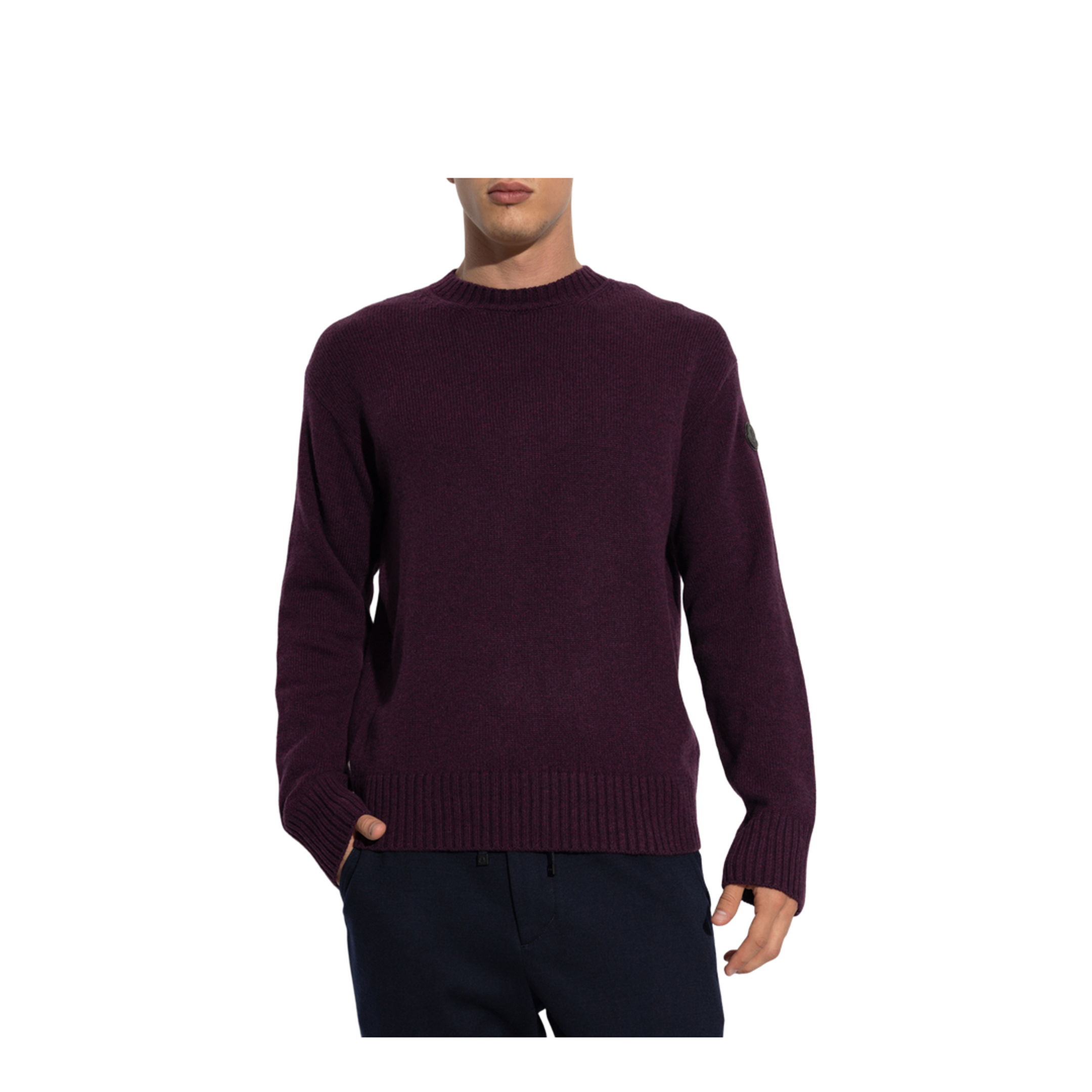 Purple Wool & Cashmere Sweater