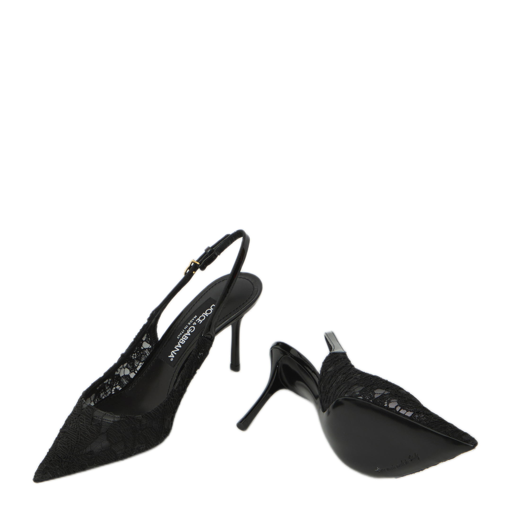 MAYFEYR - Dolce & Gabbana - Taormina Lace Slingback Pumps - CG1049A06108B956