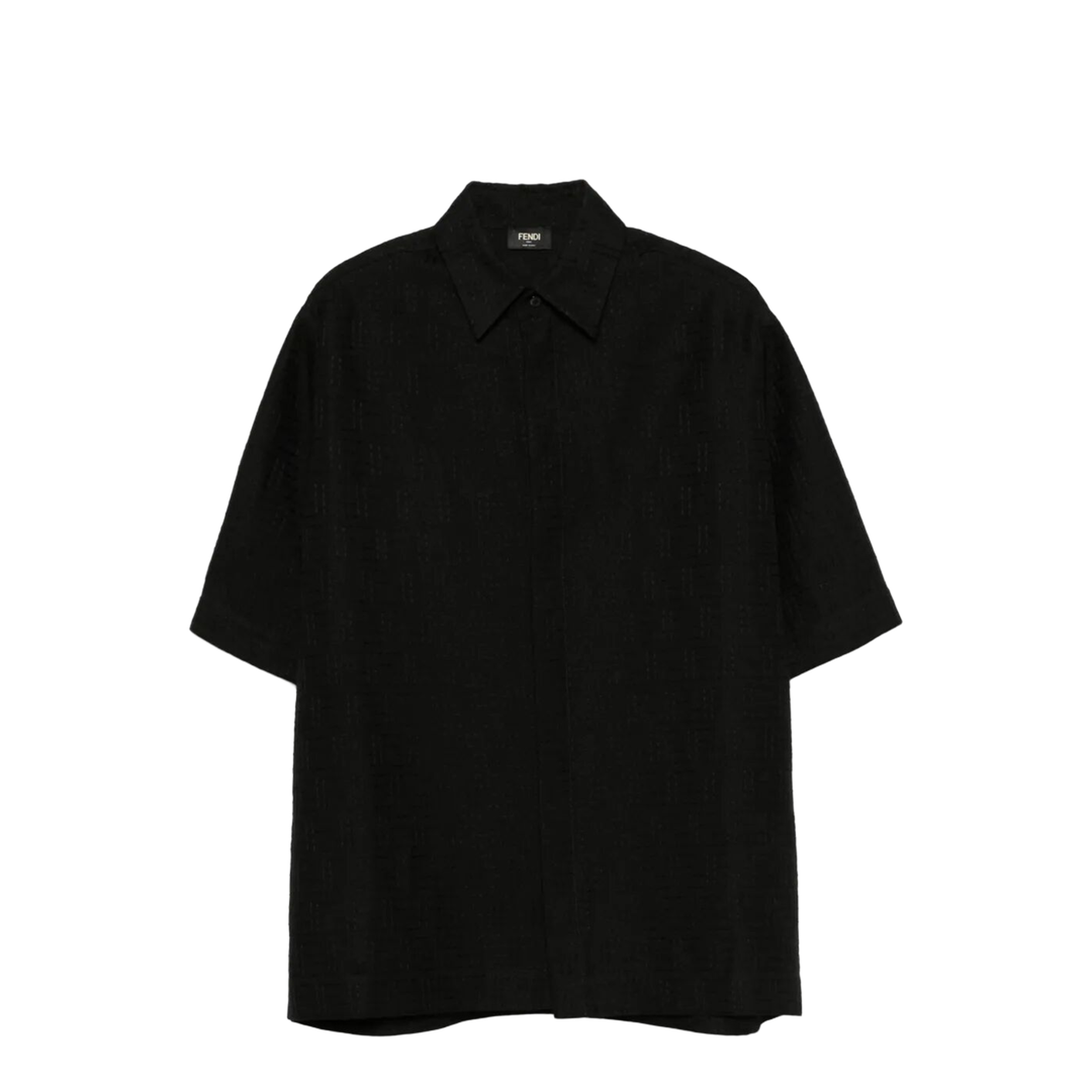 MAYFEYR - Fendi - Linen Ff Jacquard Oversize Shirt - FS1317AU6Y