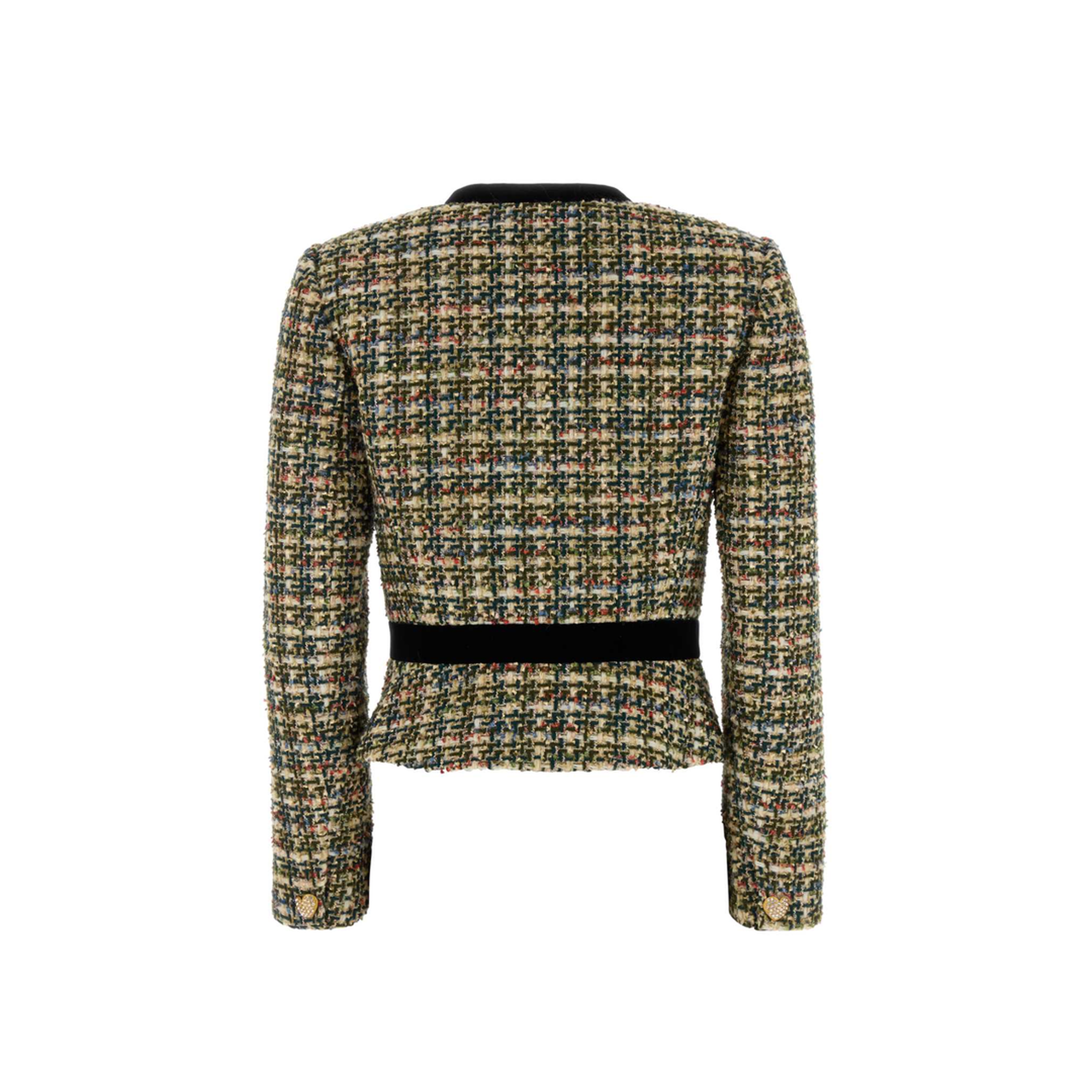 Multicolored Blazer with Bows