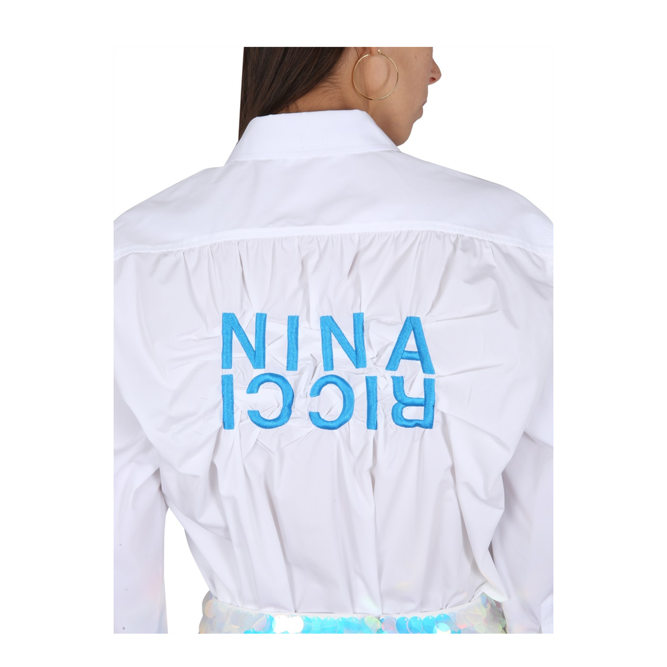 MAYFEYR - NINA RICCI - Shirt With Logo - 99ICTO038PL0333M1106