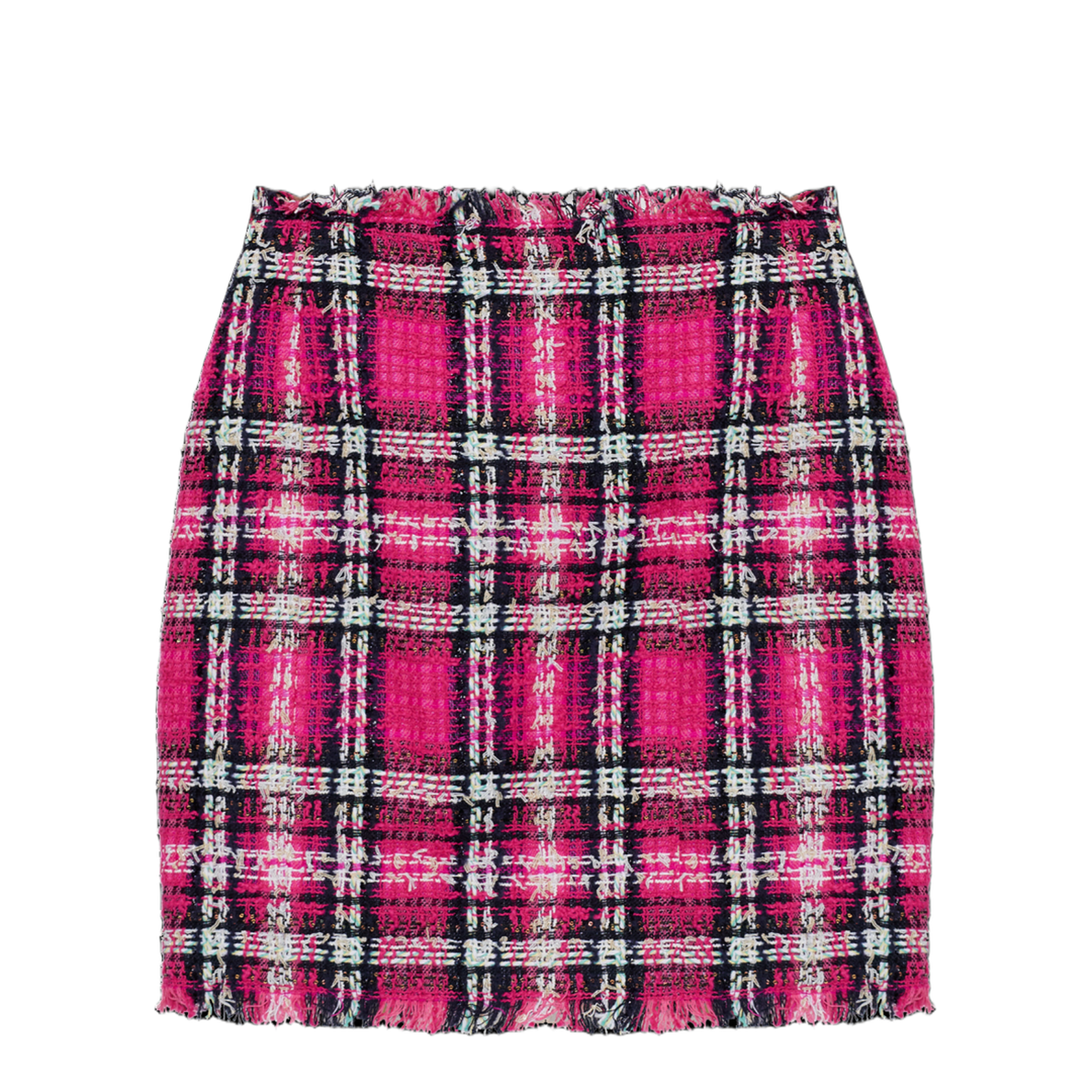 Tweed Skirt Pink