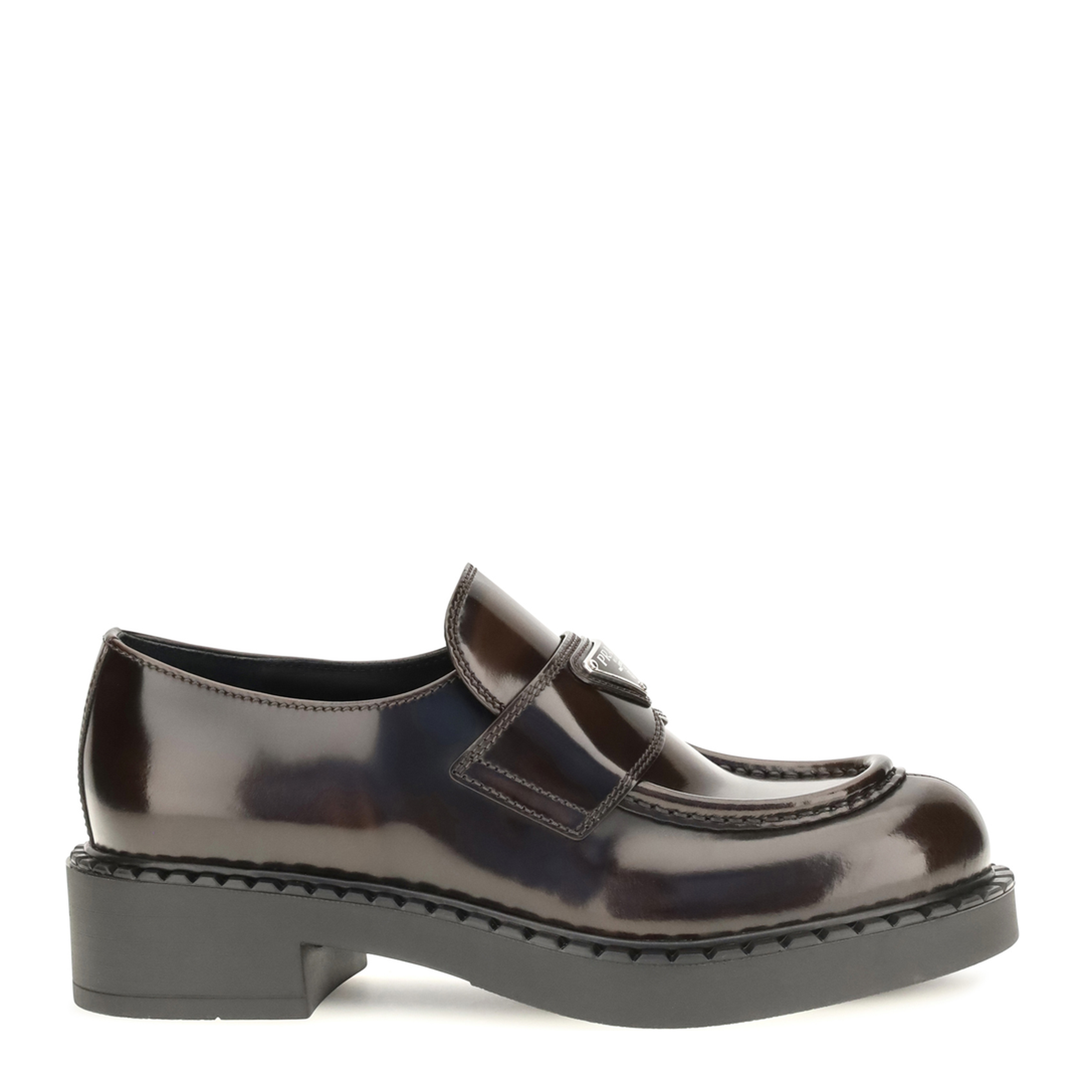 MAYFEYR - Prada - Leather Logo Loafers - 1D246MFG050X6O