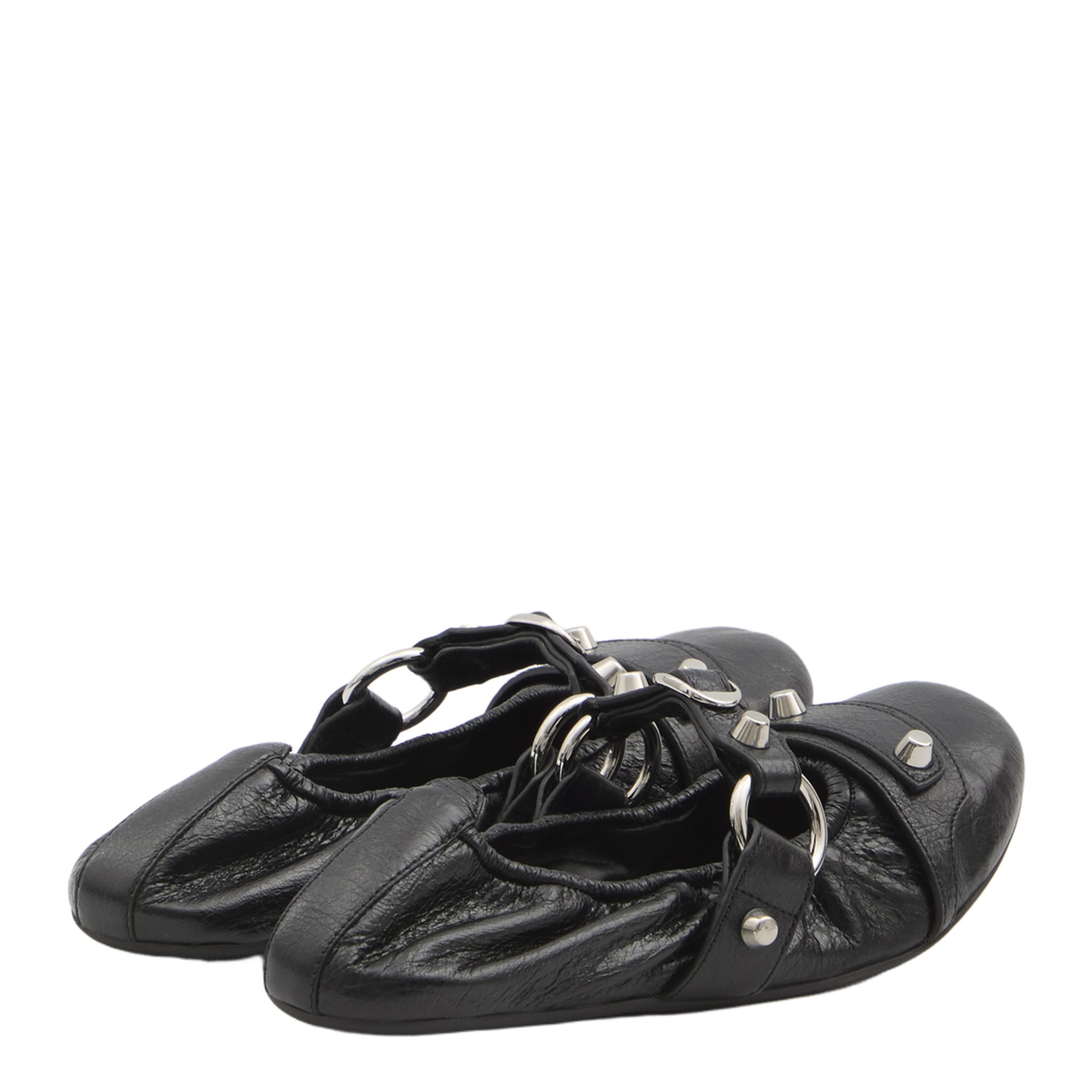 City Ballerina in Black/Silver