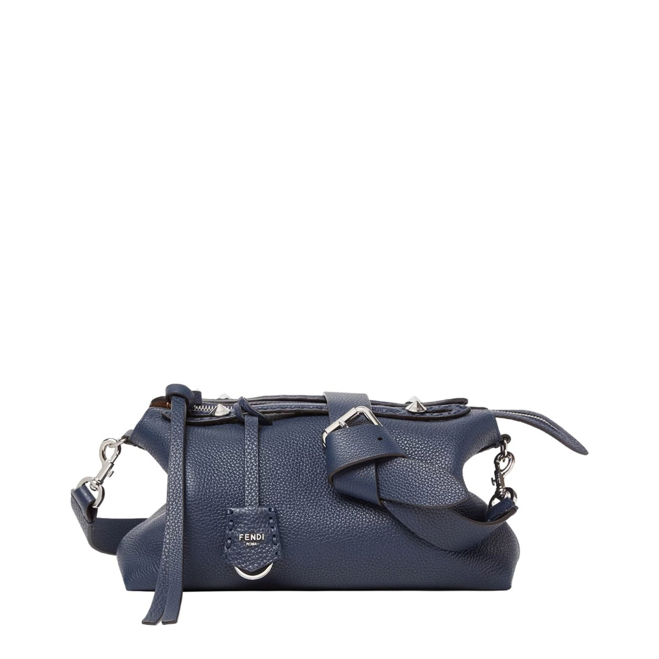 Messenger Bag Leather Deep Blue