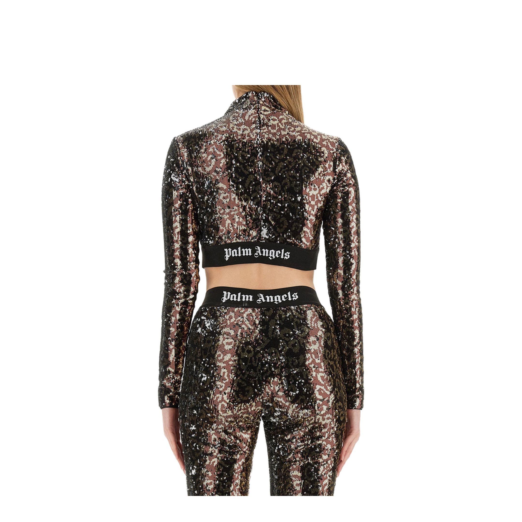 MAYFEYR - Palm Angels - Sequined Top - PWAB038F23FAB0016010