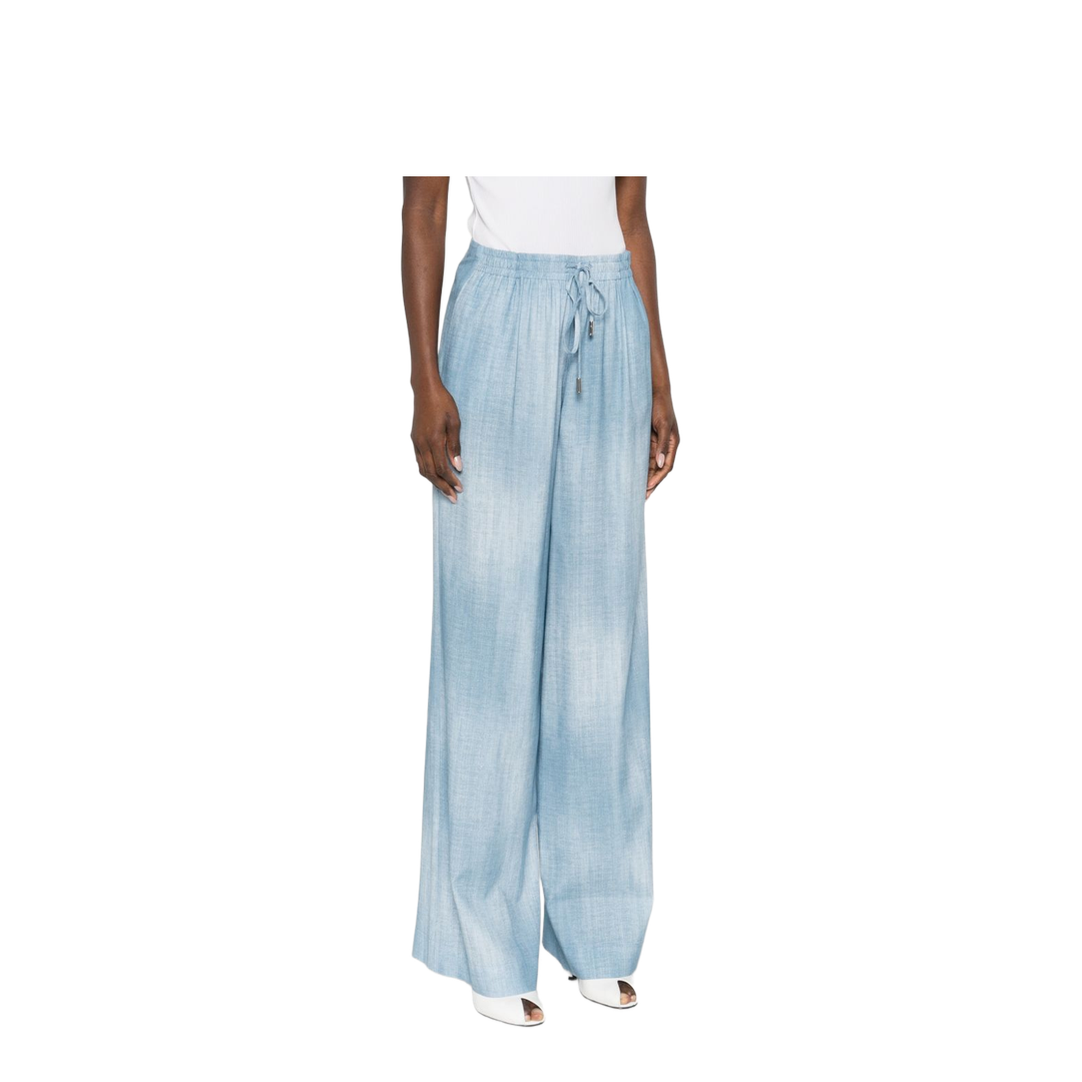 MAYFEYR - Ermanno Scervino - Trousers Clear Blue - D482P355EMYS4217