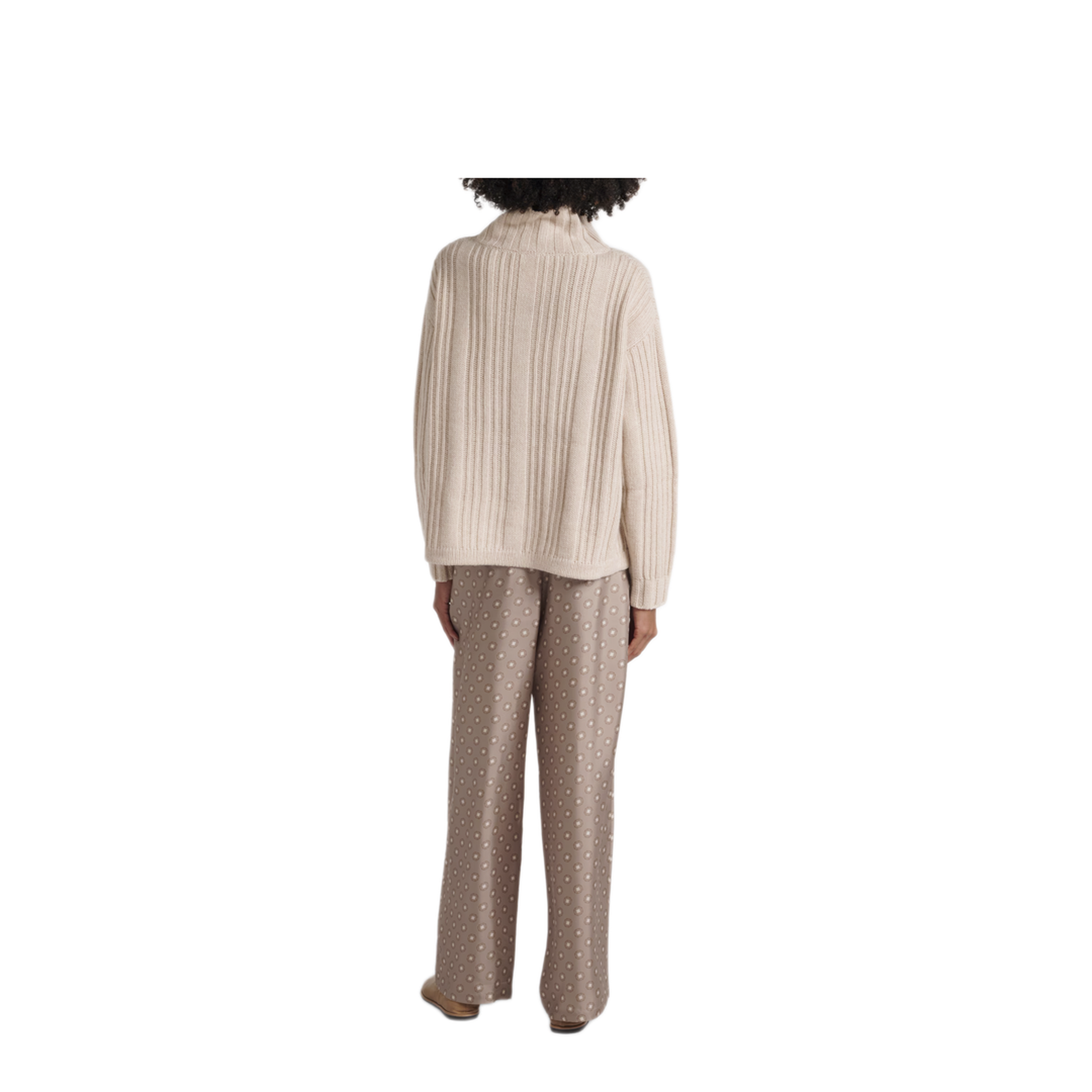 MAYFEYR - Max Mara - Wool And Cashmere Polo-Neck Jumper - 2421366012650VITALBA002