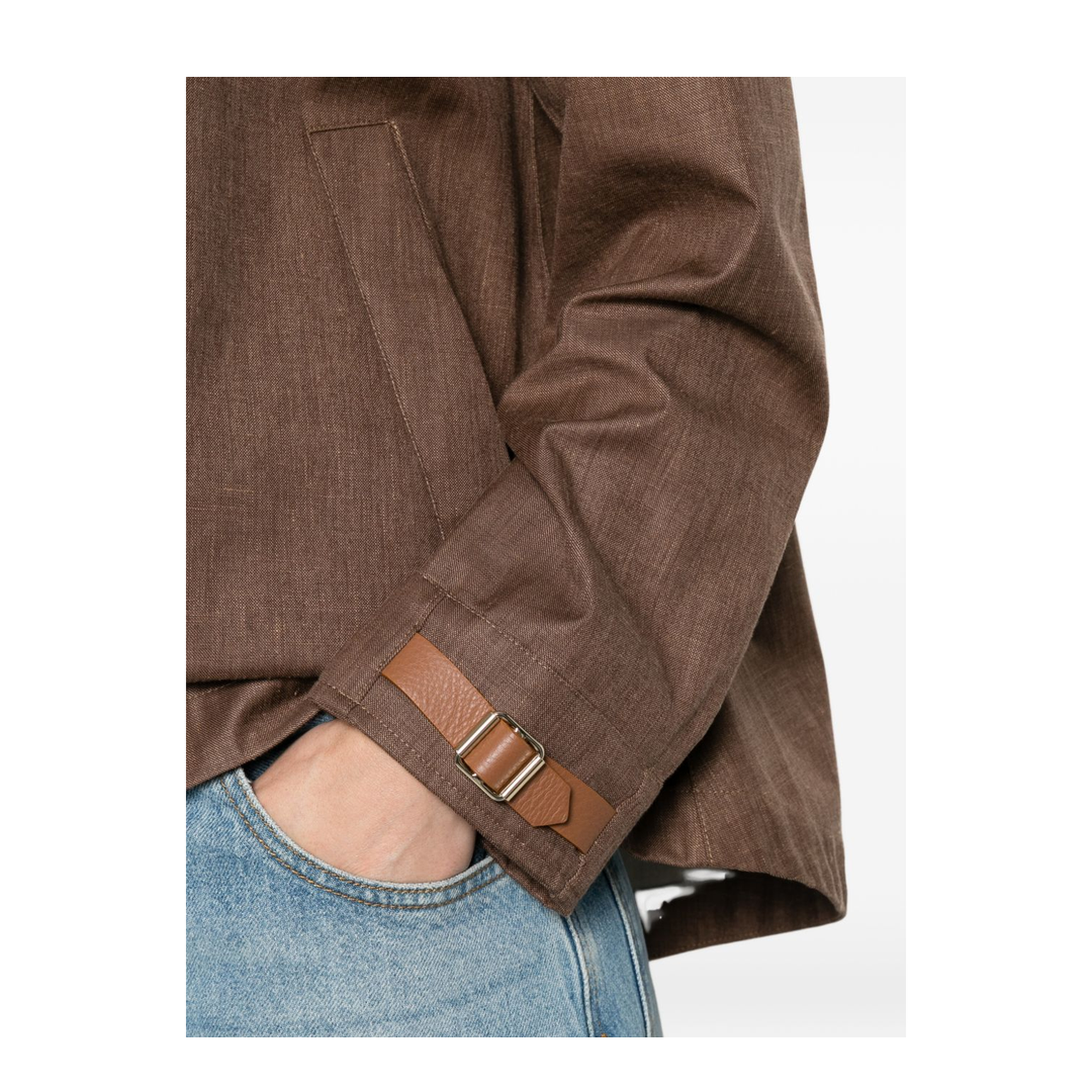 MAYFEYR - Herno - Leather Brown Coat - GC000559D171502240