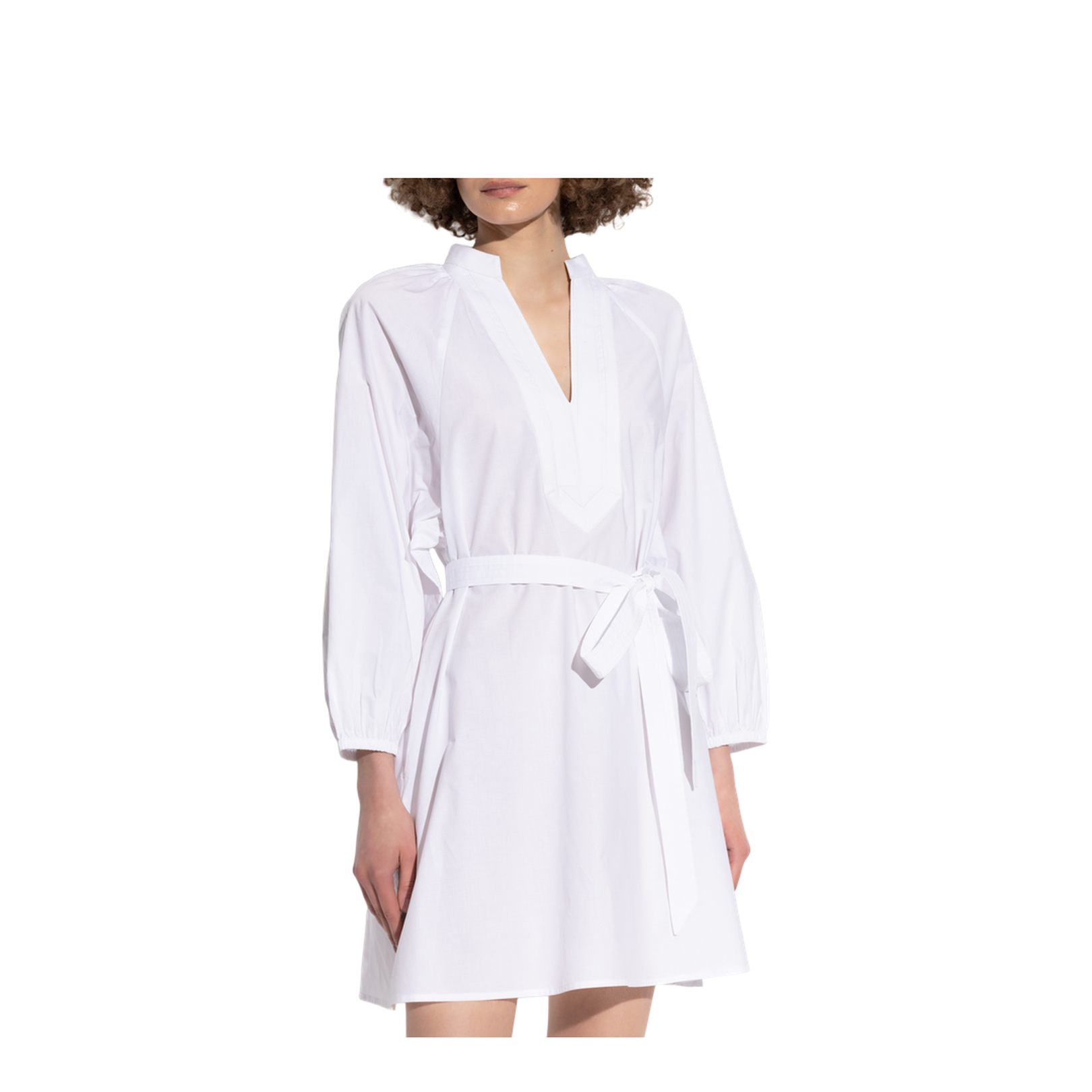 Dress with a V-neckline