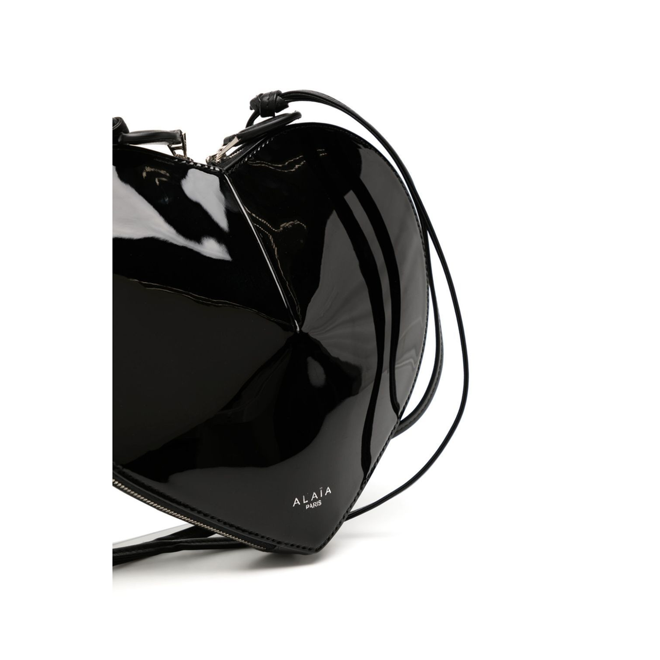 Le Cœur Calfskin Crossbody Bag - Black