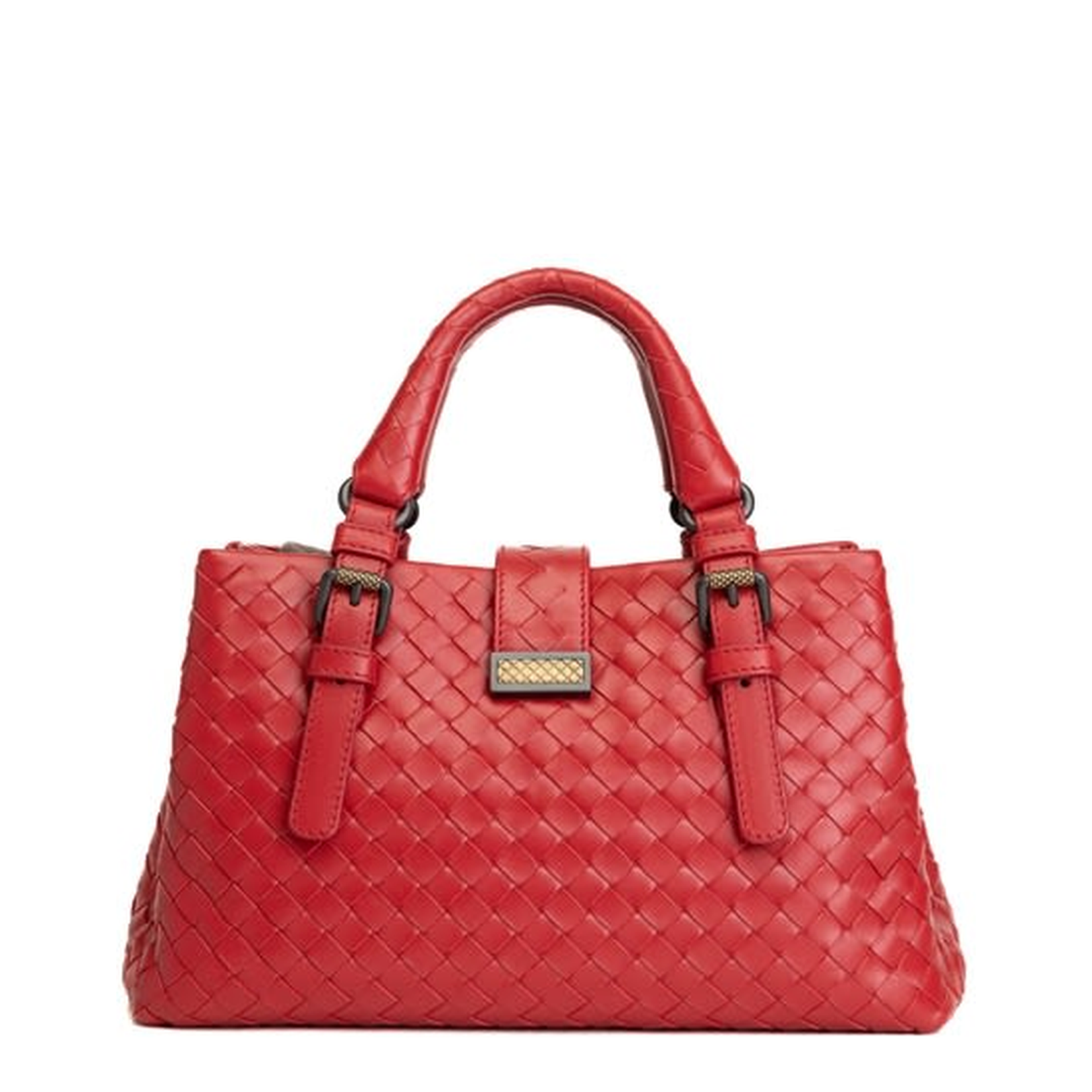 Roma Small Leather Handbags - Red
