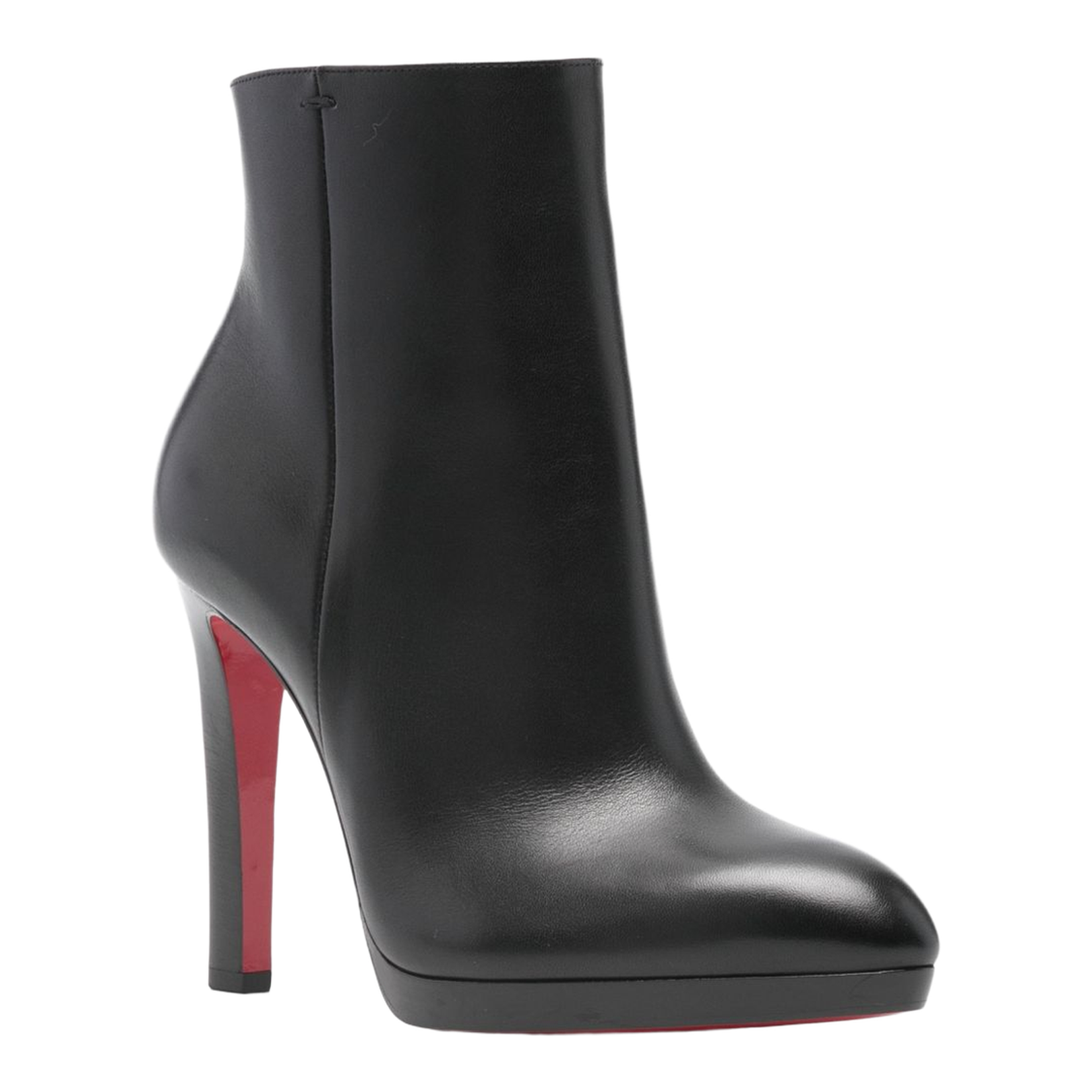 Fannylove Booty - 120 mm Low Boots - Calf Leather - Black