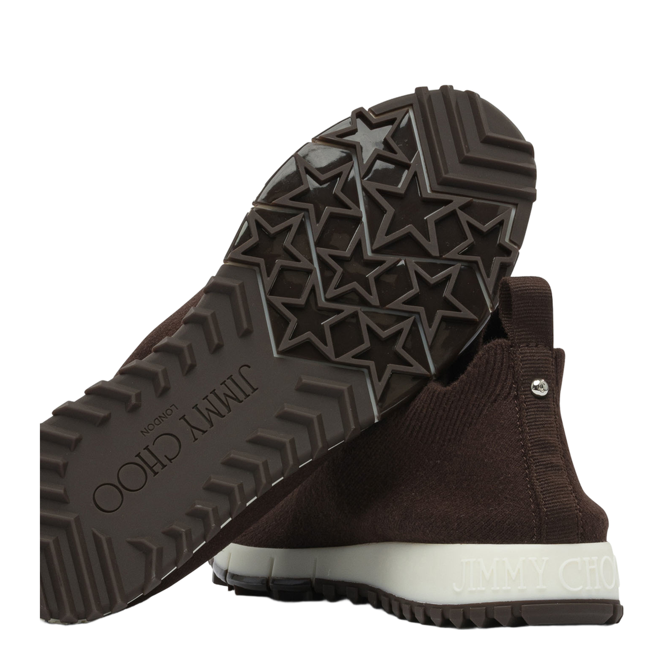 MAYFEYR - Jimmy Choo - "Veles" Sneakers - VELESPZGXCHOCOLATE