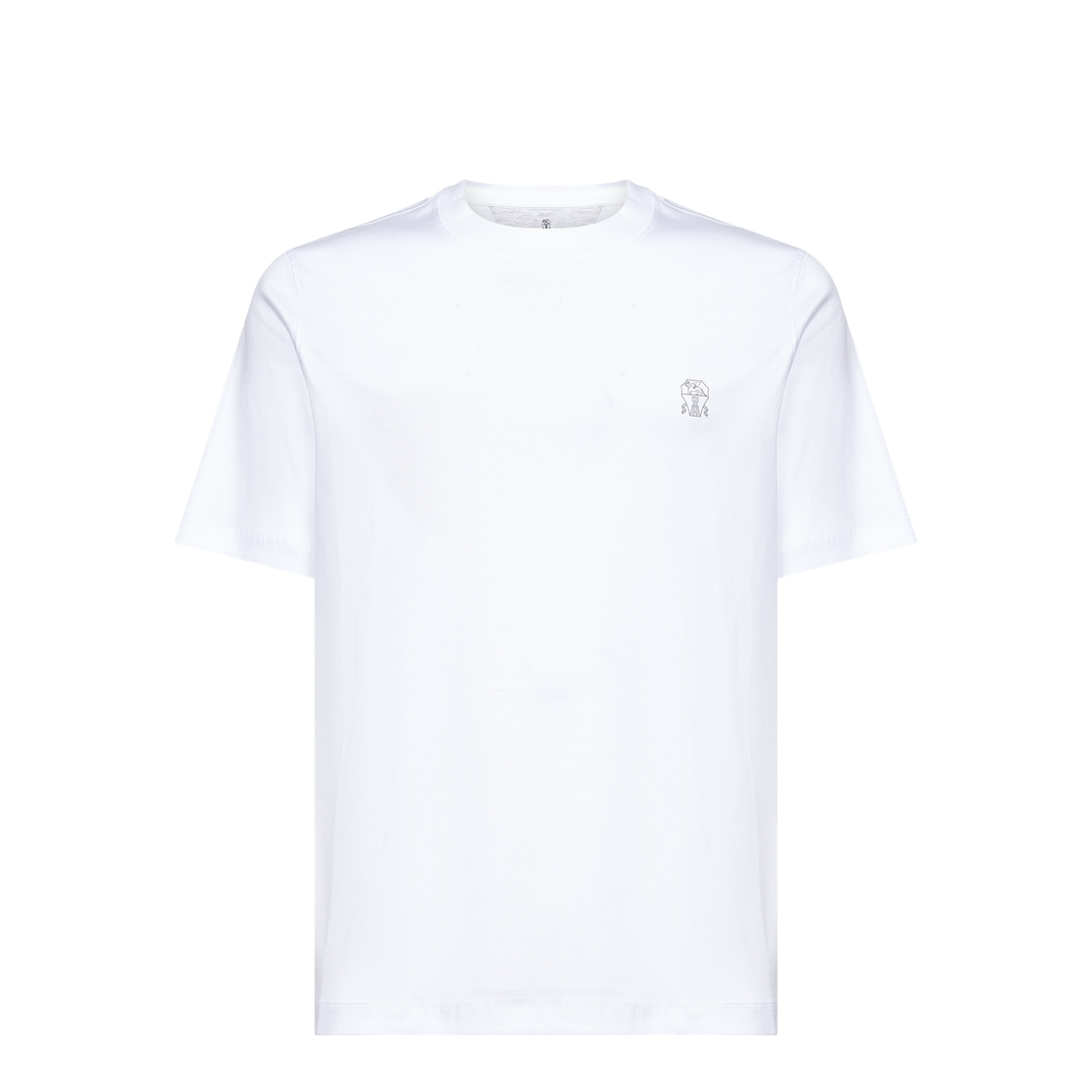 Cotton T-Shirt with Logo Print
