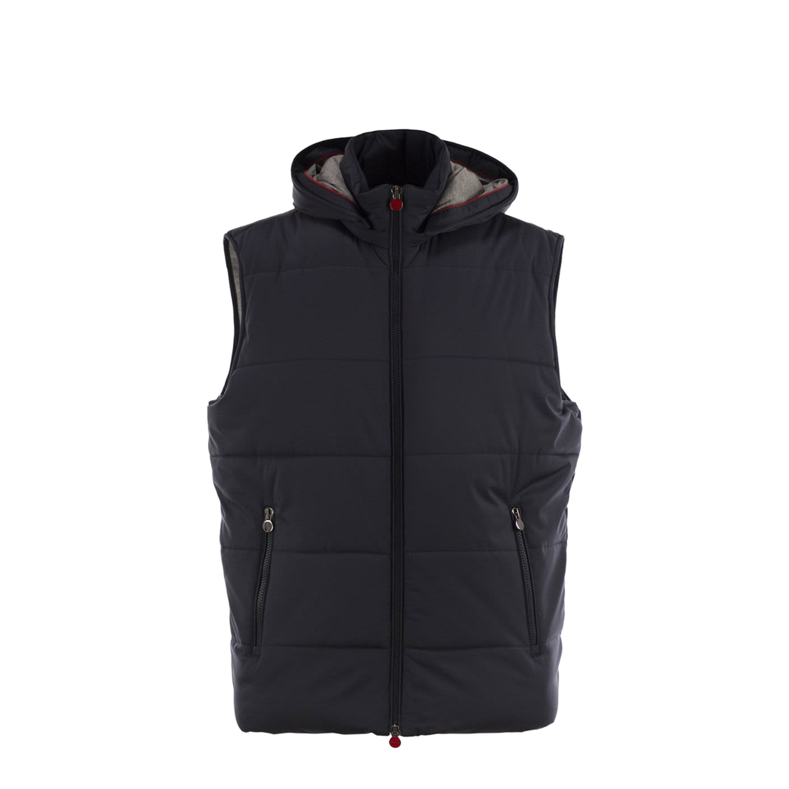 Hooded Sleeveless Jacket