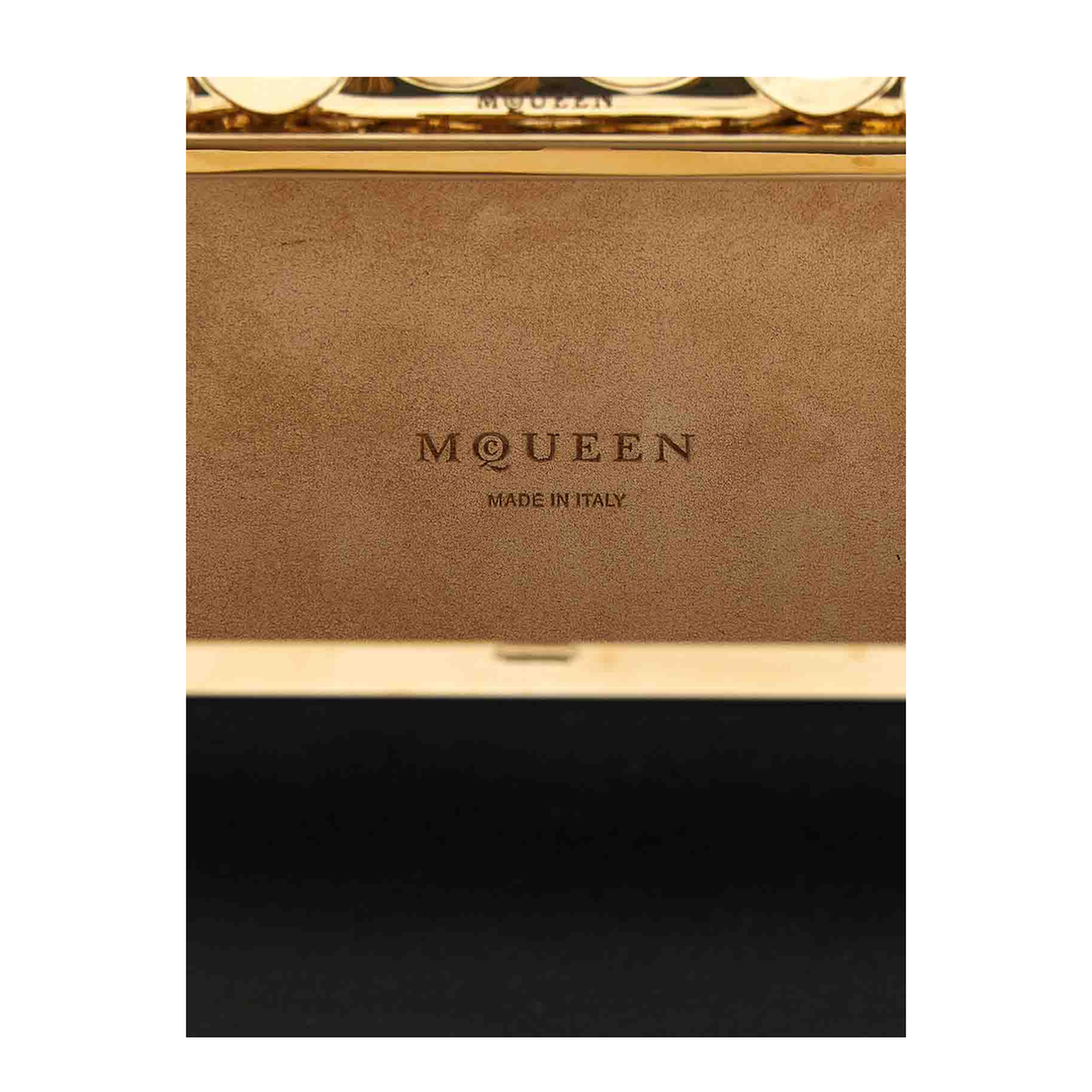 Carnation Knuckle Clutch in Black