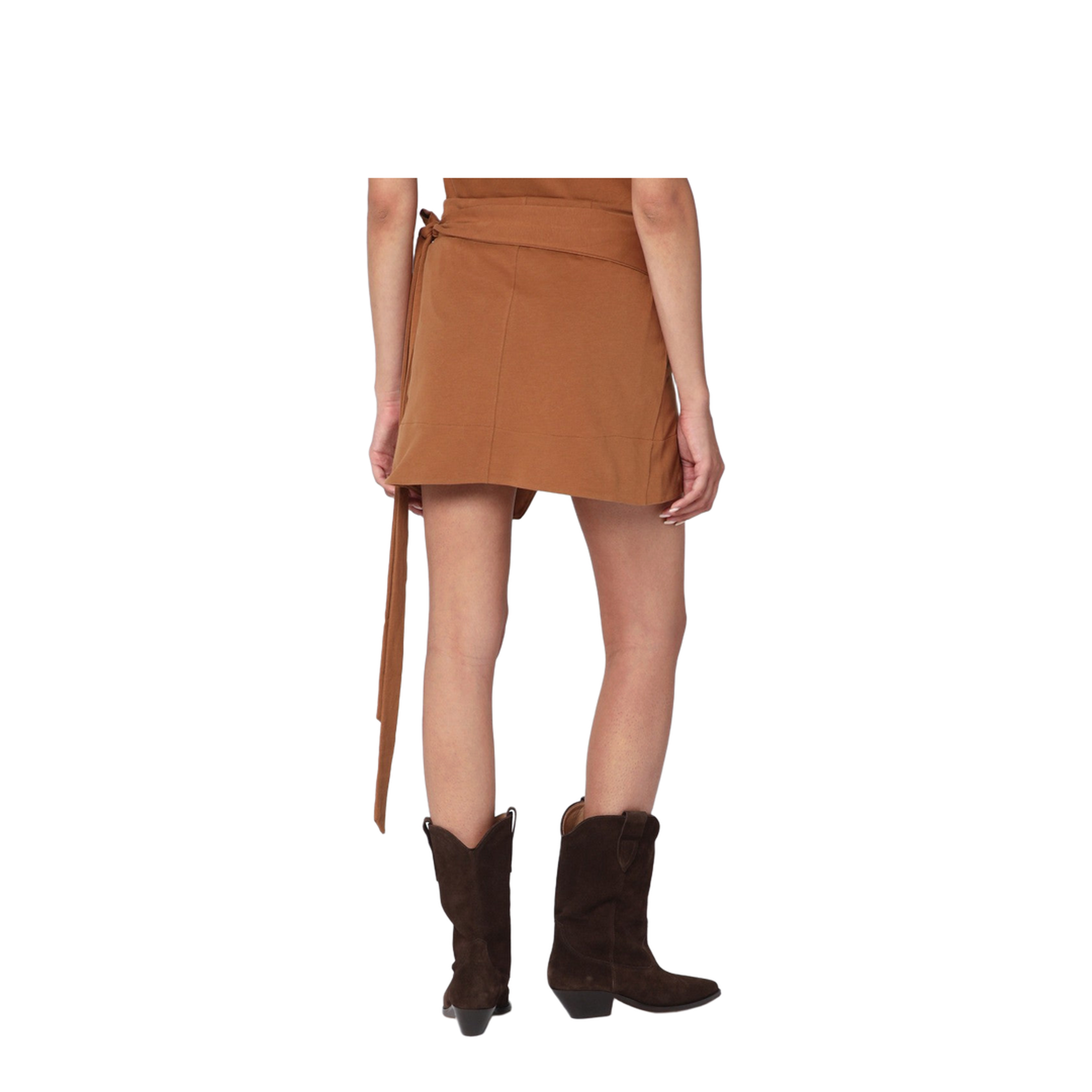 Caramel-coloured Berenice skirt