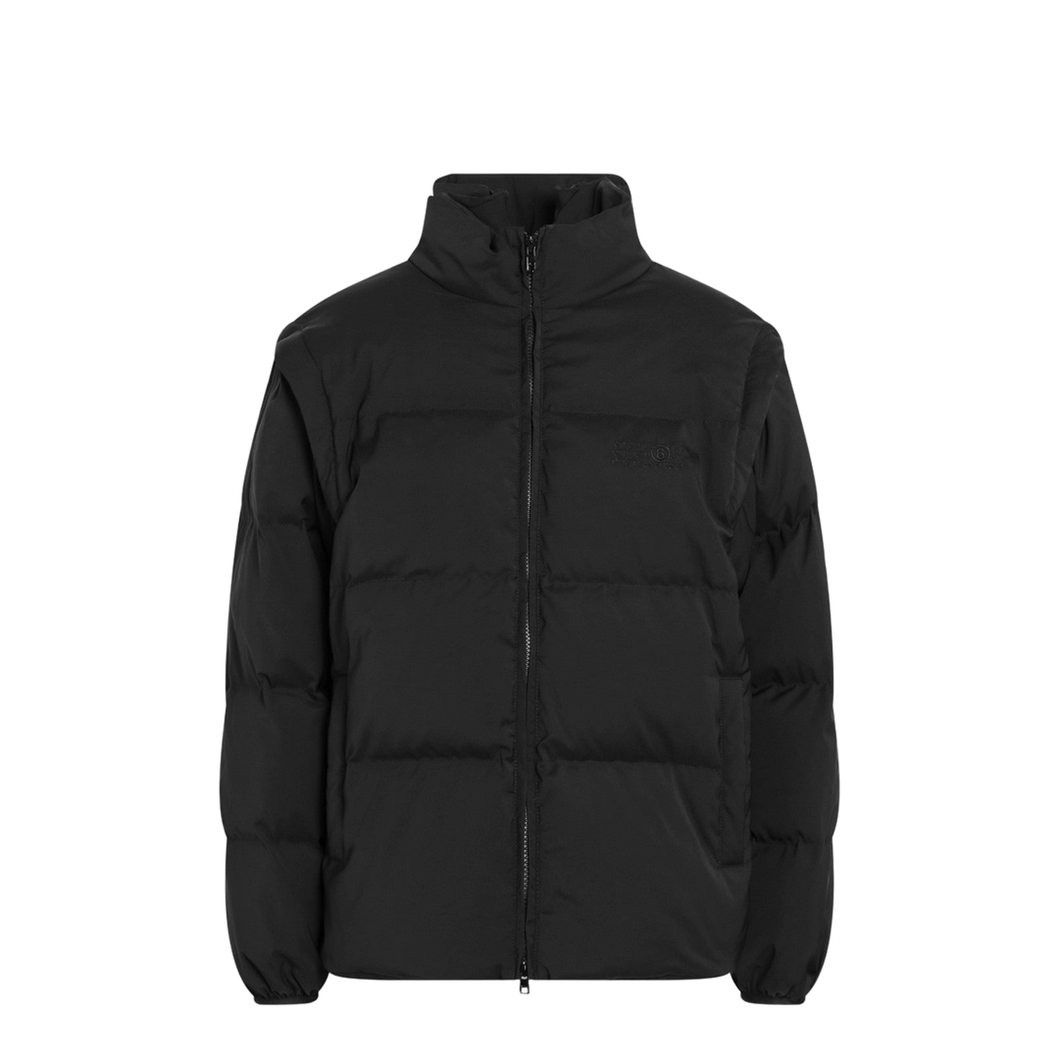 Transformable Padded Black Jacket