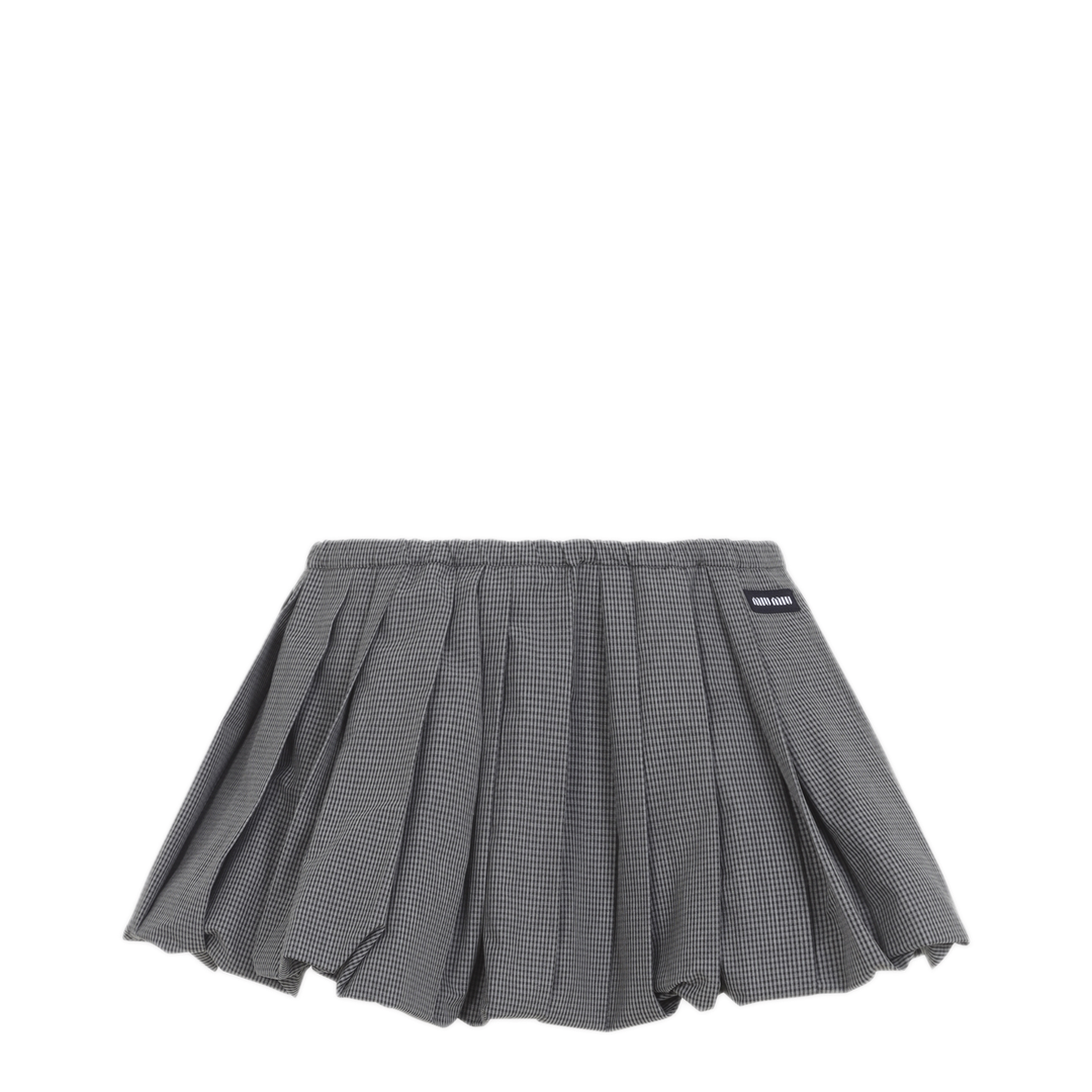 MAYFEYR - Miu Miu - Plissé Check Mini Skirt - MG2723SOOO19OSF0031
