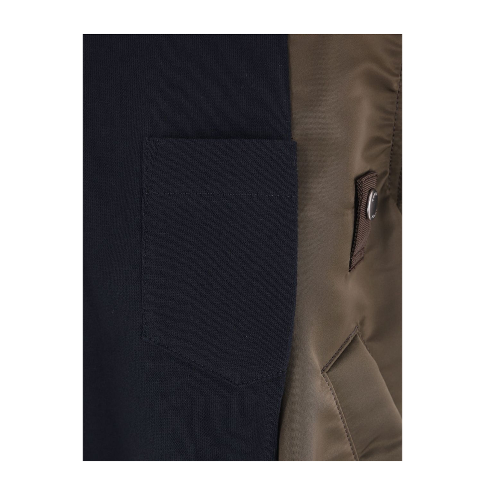 Cotton and Nylon T-Shirt