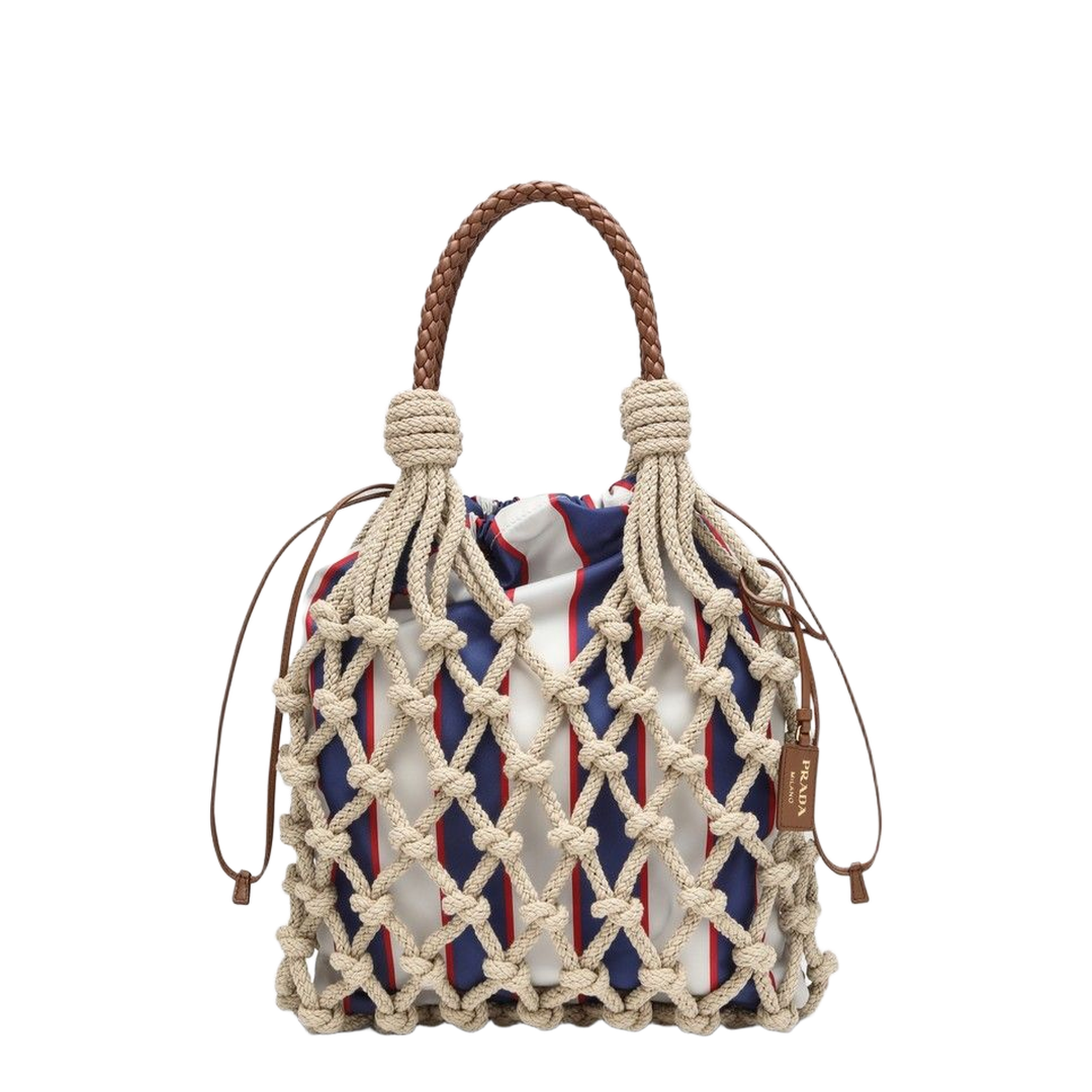 Woven Leather Handbag