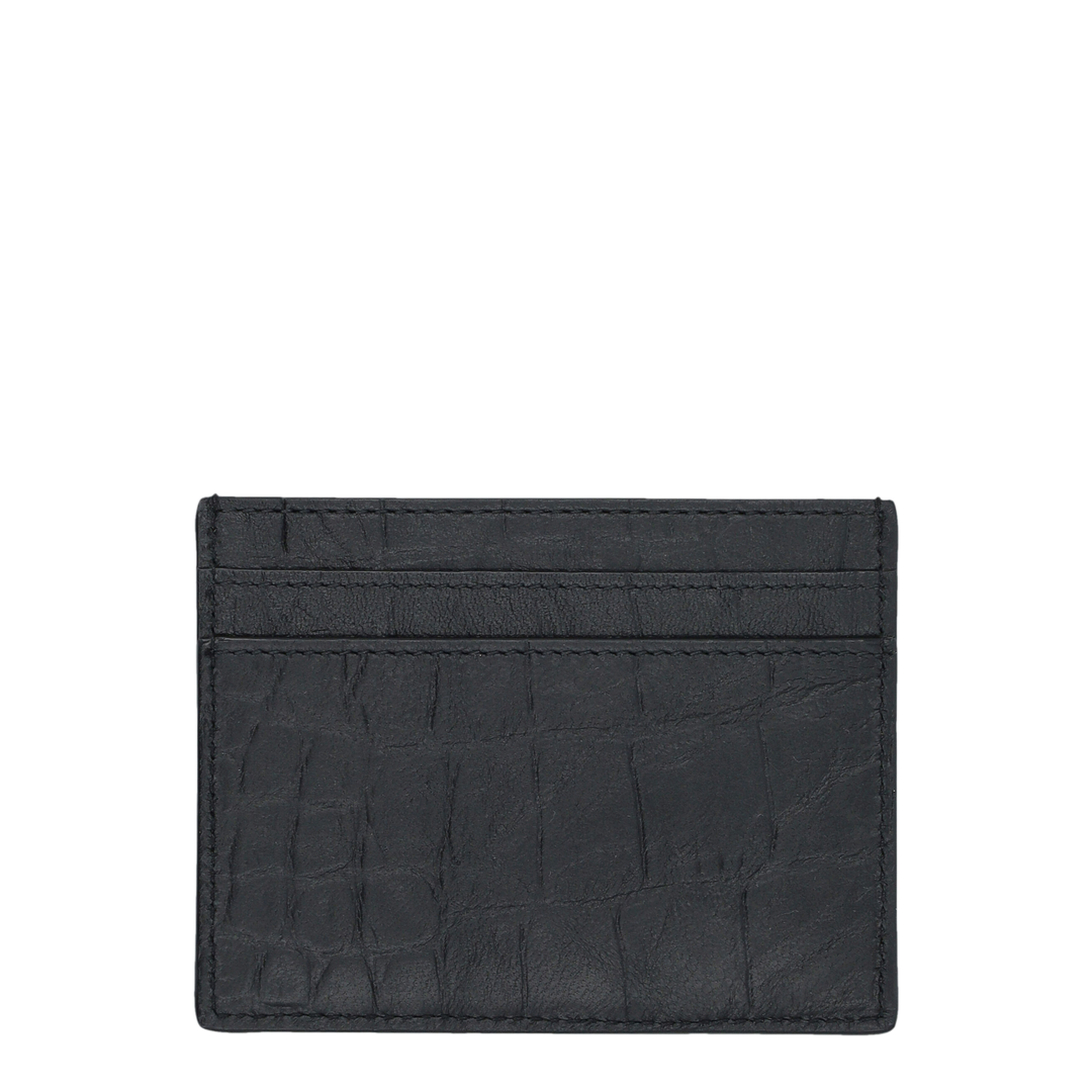 Card Case with Metal Logo