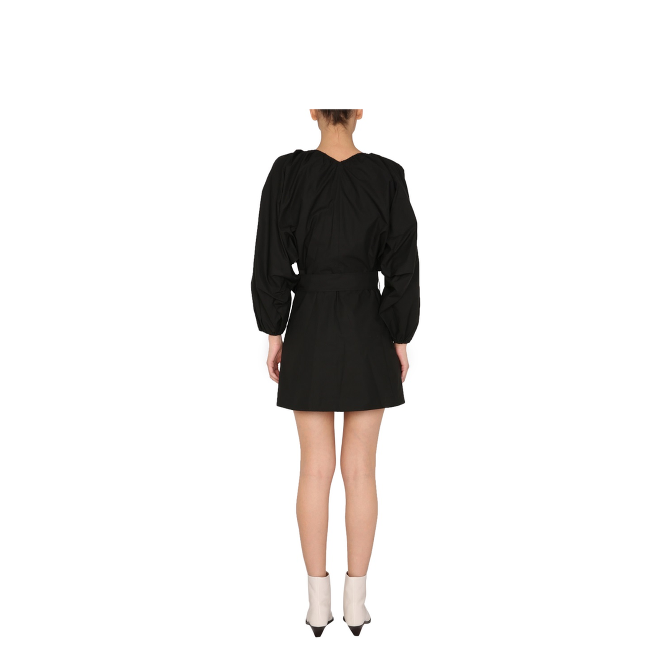 Balloon Sleeves Dress