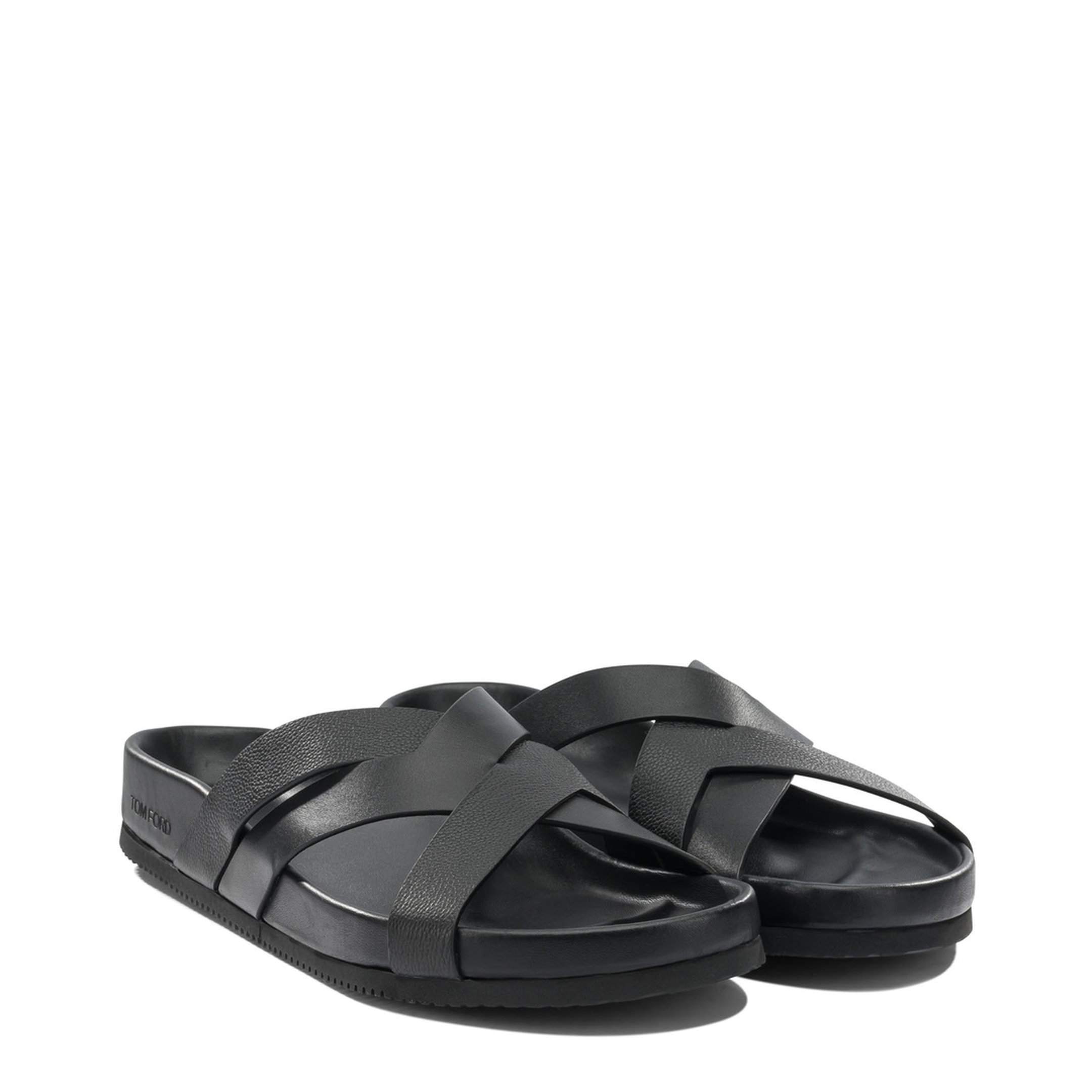 MAYFEYR - Tom Ford - Braided Leather Slides - J1586LCL527NNAA