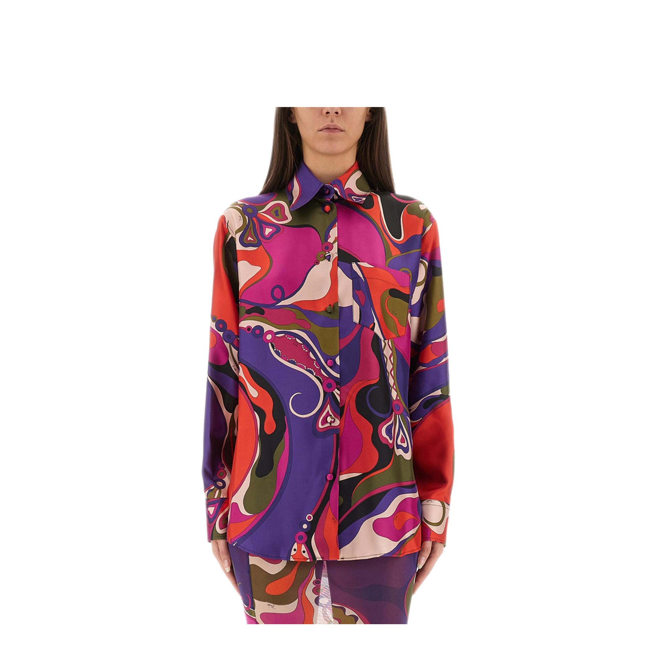 MAYFEYR - Pucci - Orchid Print Shirt - 5URJ105U731017