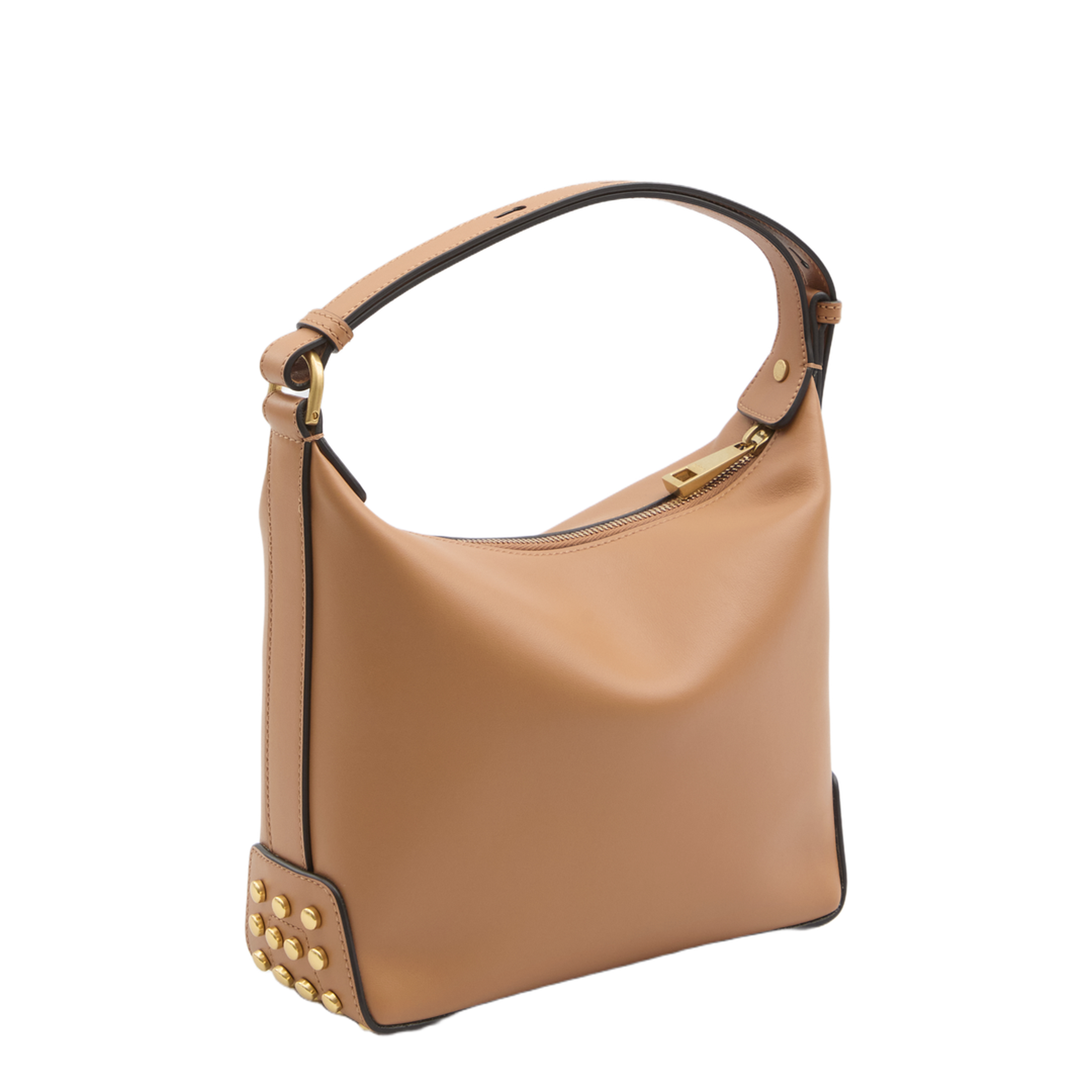 Metal Dots Mini Bag in Leather