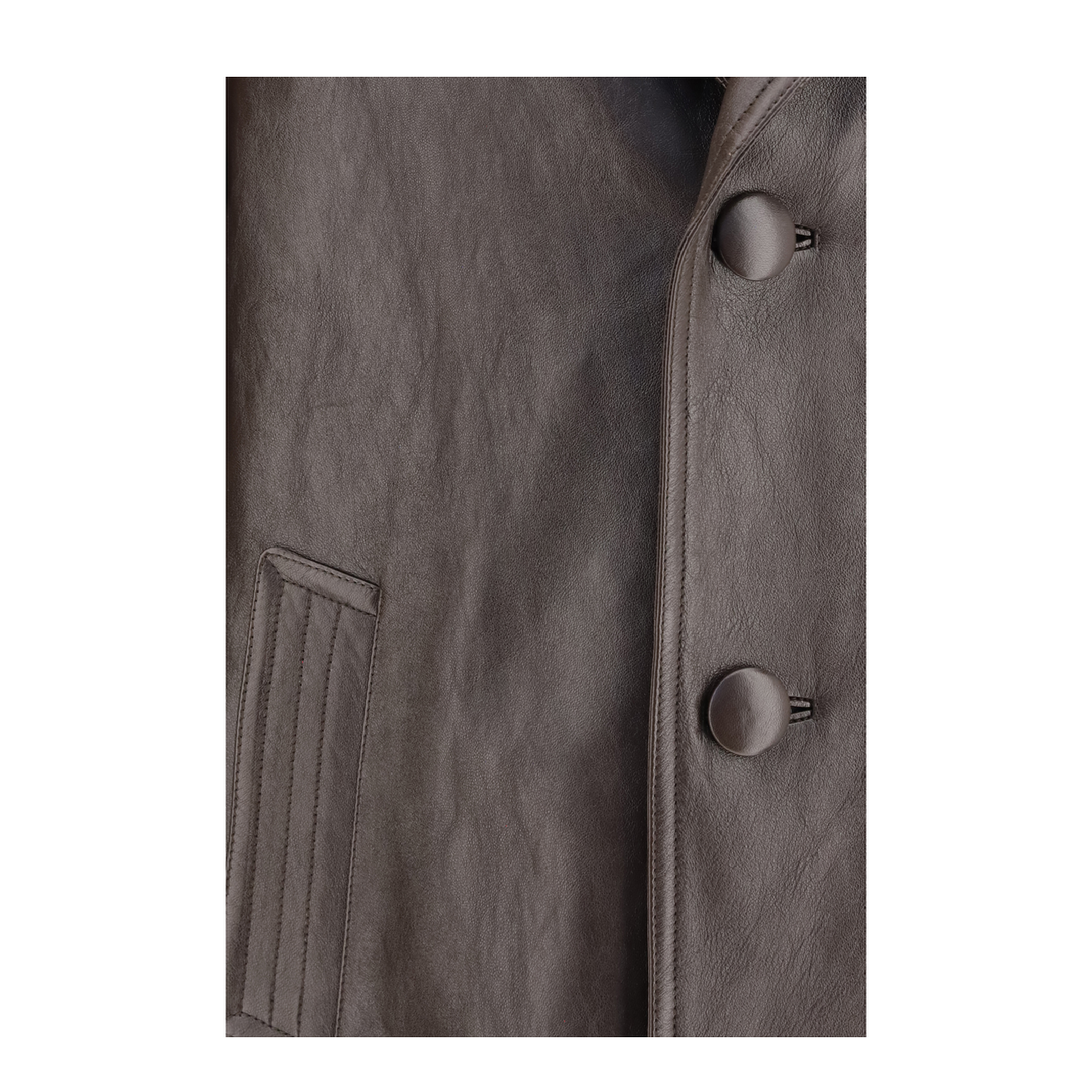 MAYFEYR - Prada - Leather Caban Jacket - UPS715SOOO6559