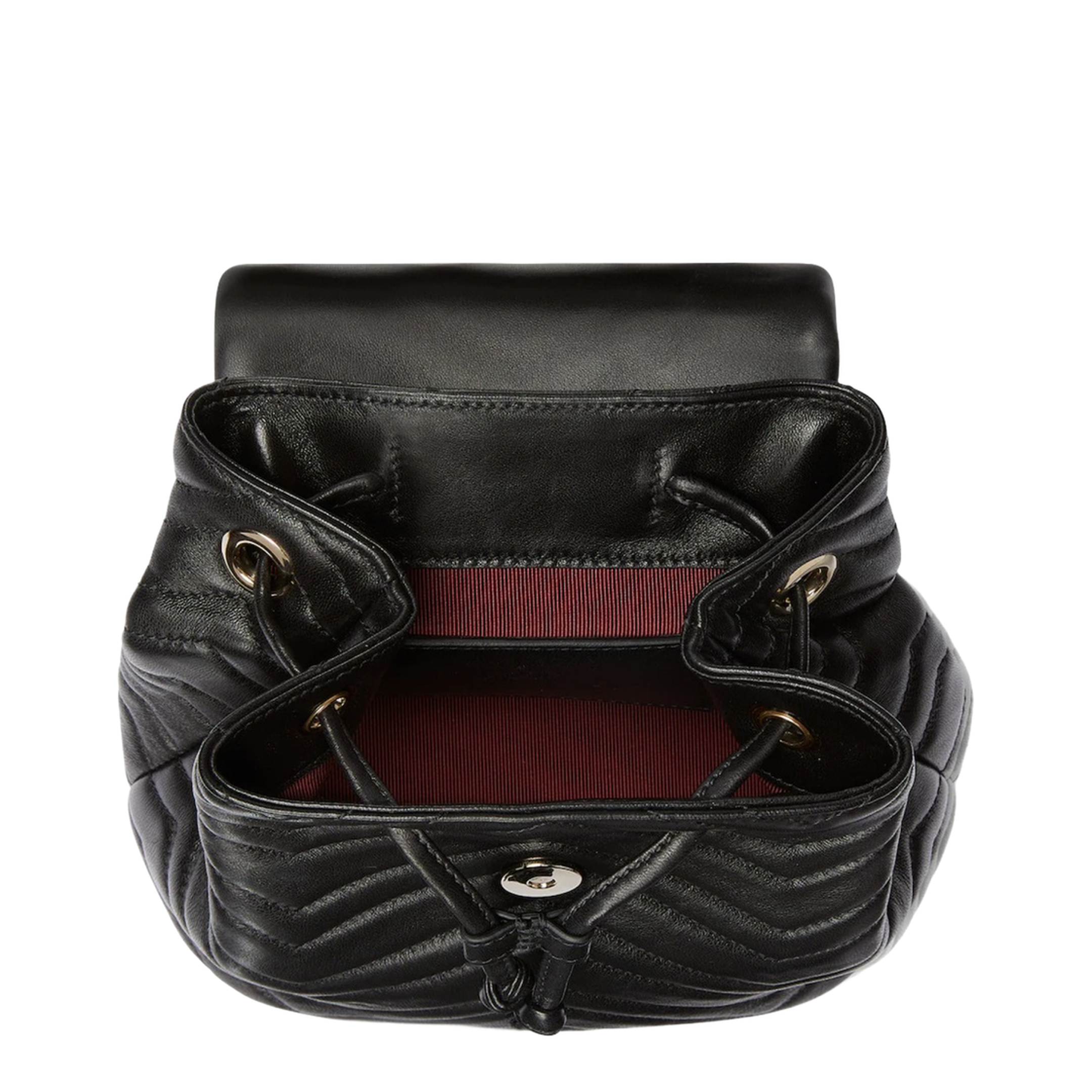 GG Marmont Mini Backpack Matelassé Nappa Leather - Black