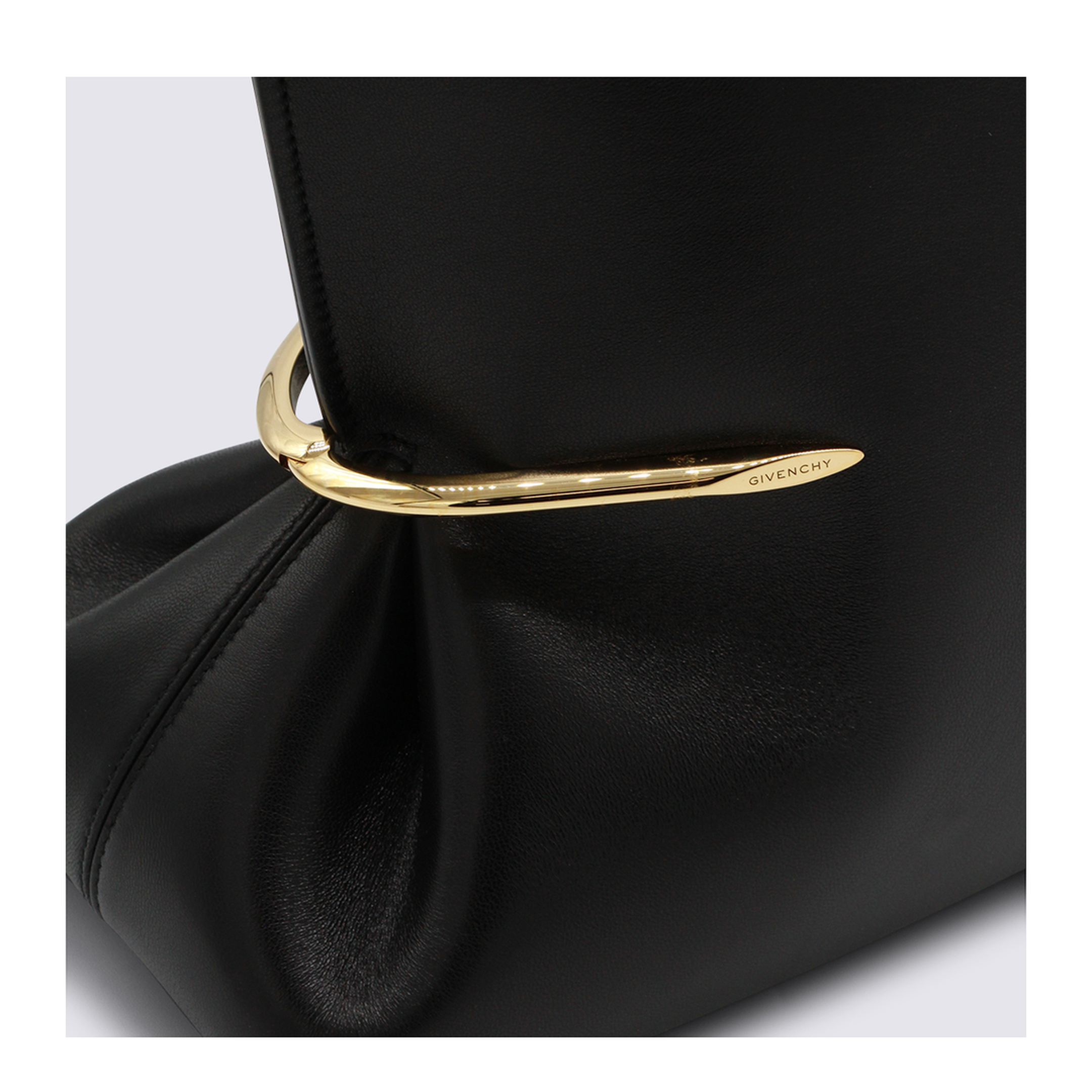 Pinch Nappa Leather Tote - Black