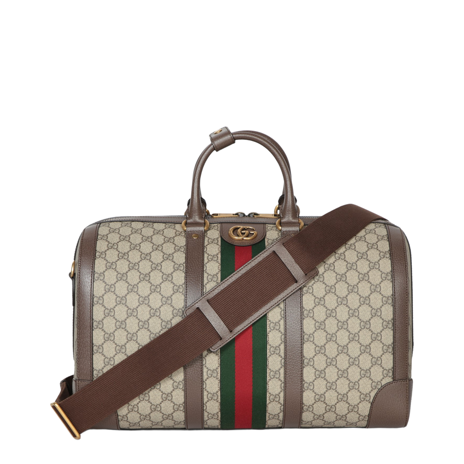 Savoy Medium Canvas Duffle Bag - Beige