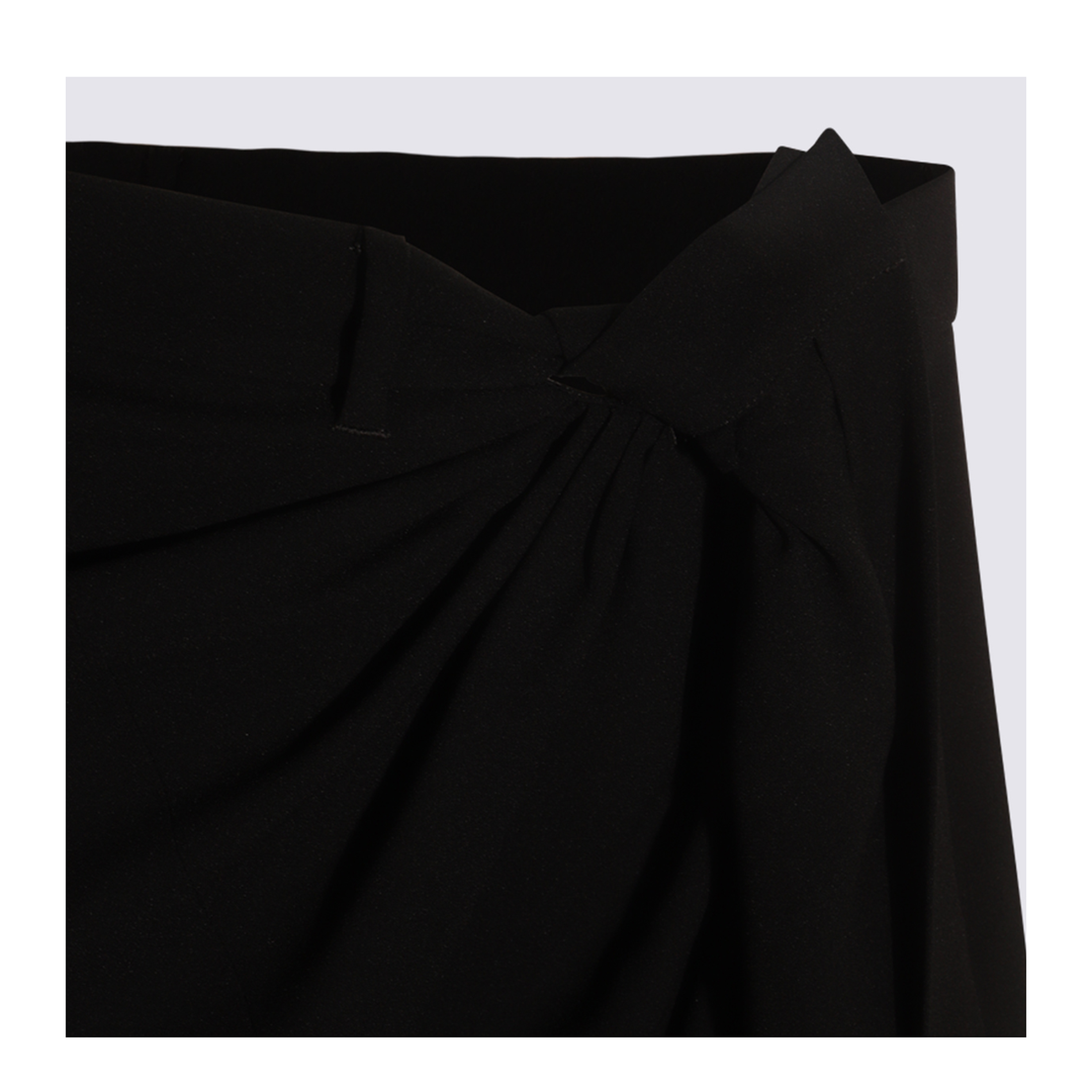 Draped Tailored Skirt