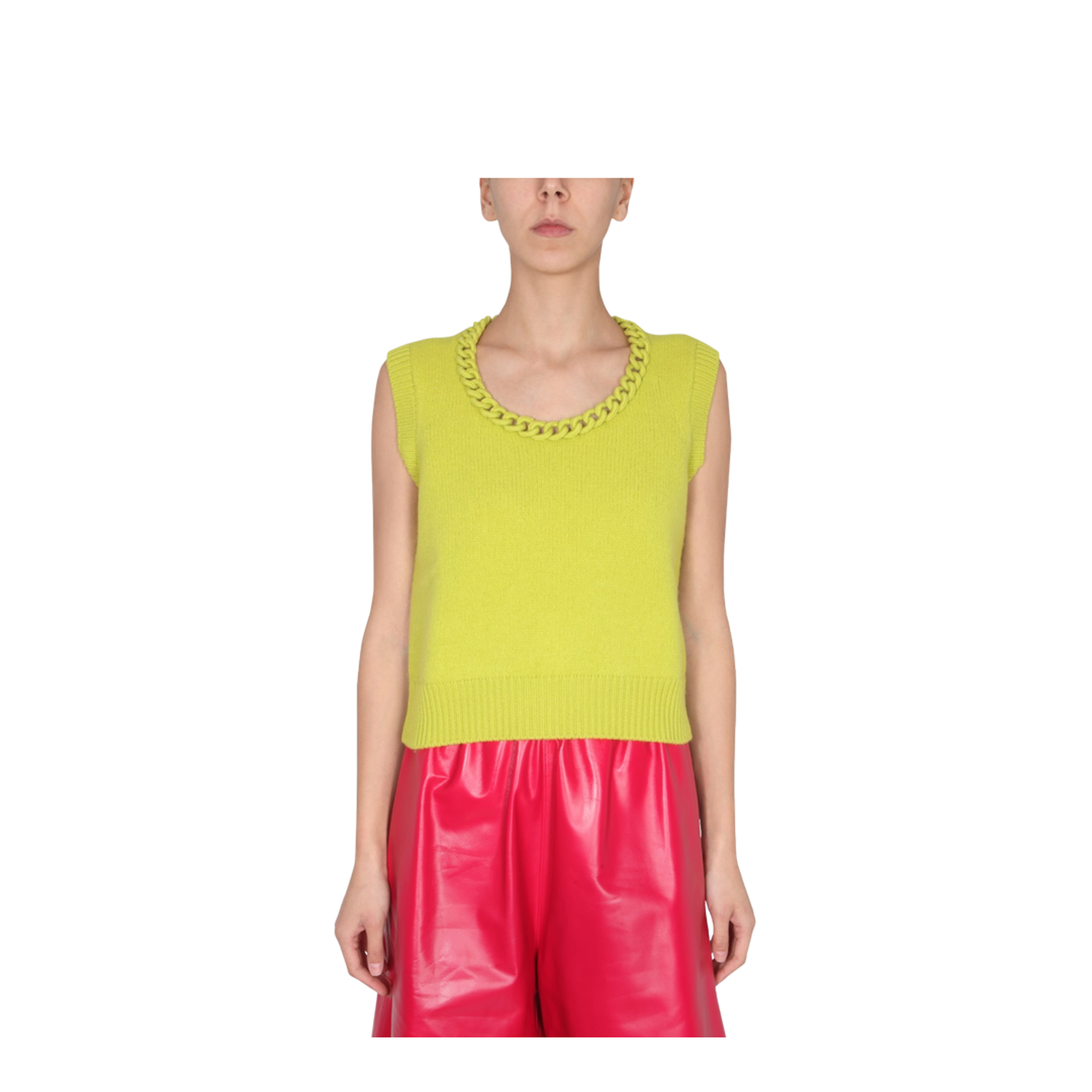 Vest with Crochet Chain