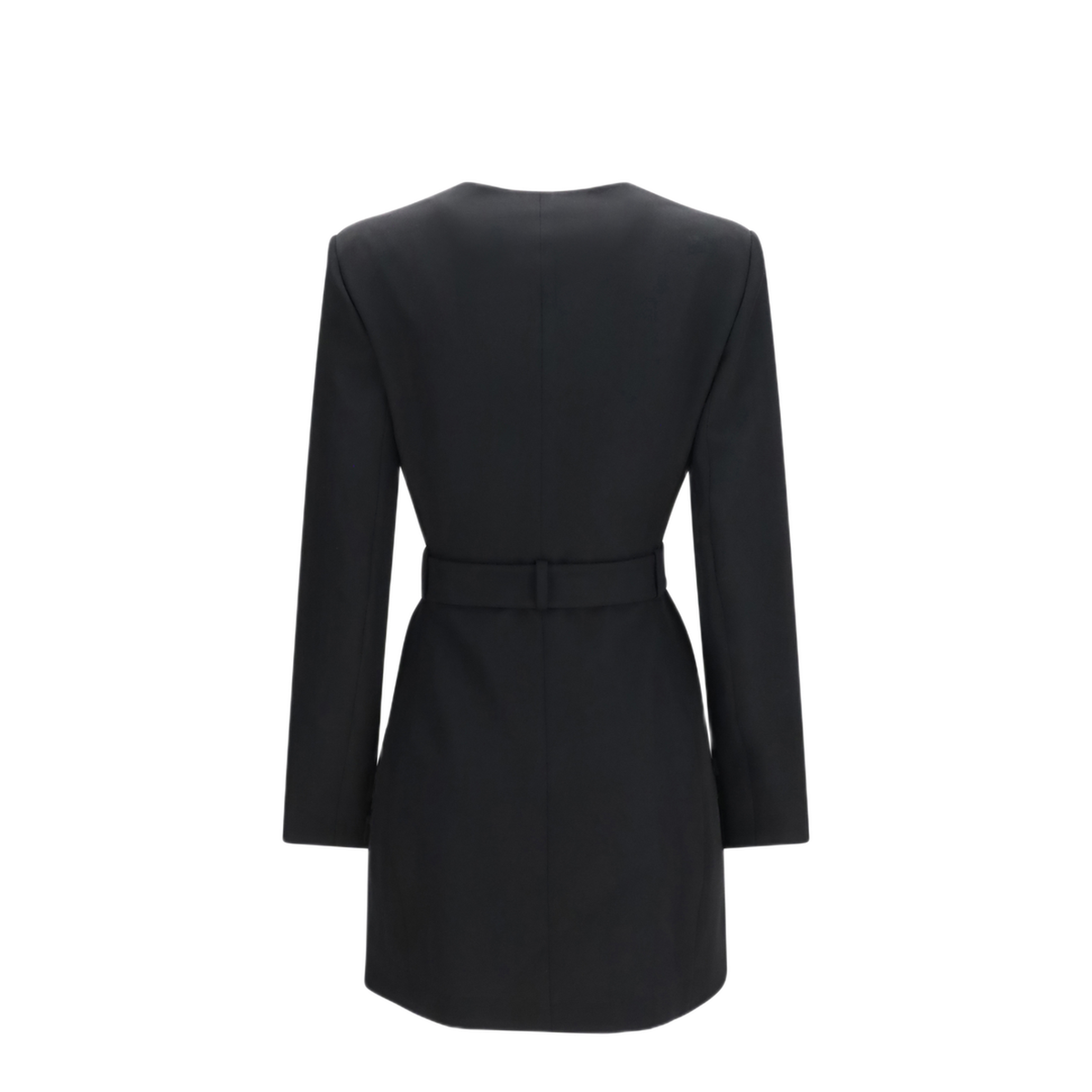MAYFEYR - Balmain - Grain De Poudre Blazer With Belt - HF1R9462WC090PA