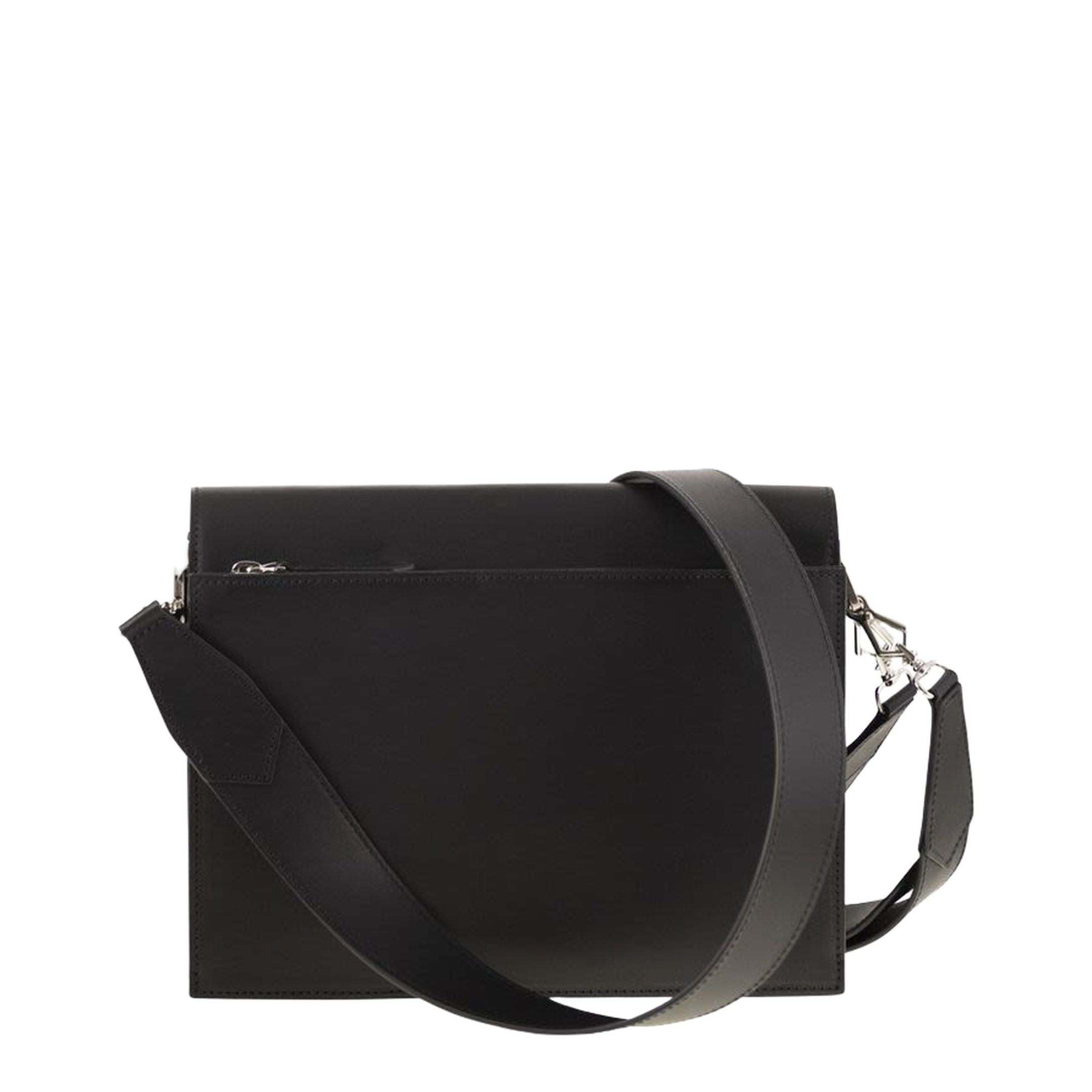 Biancaroughs Medium Leather Crossbody Bag Black