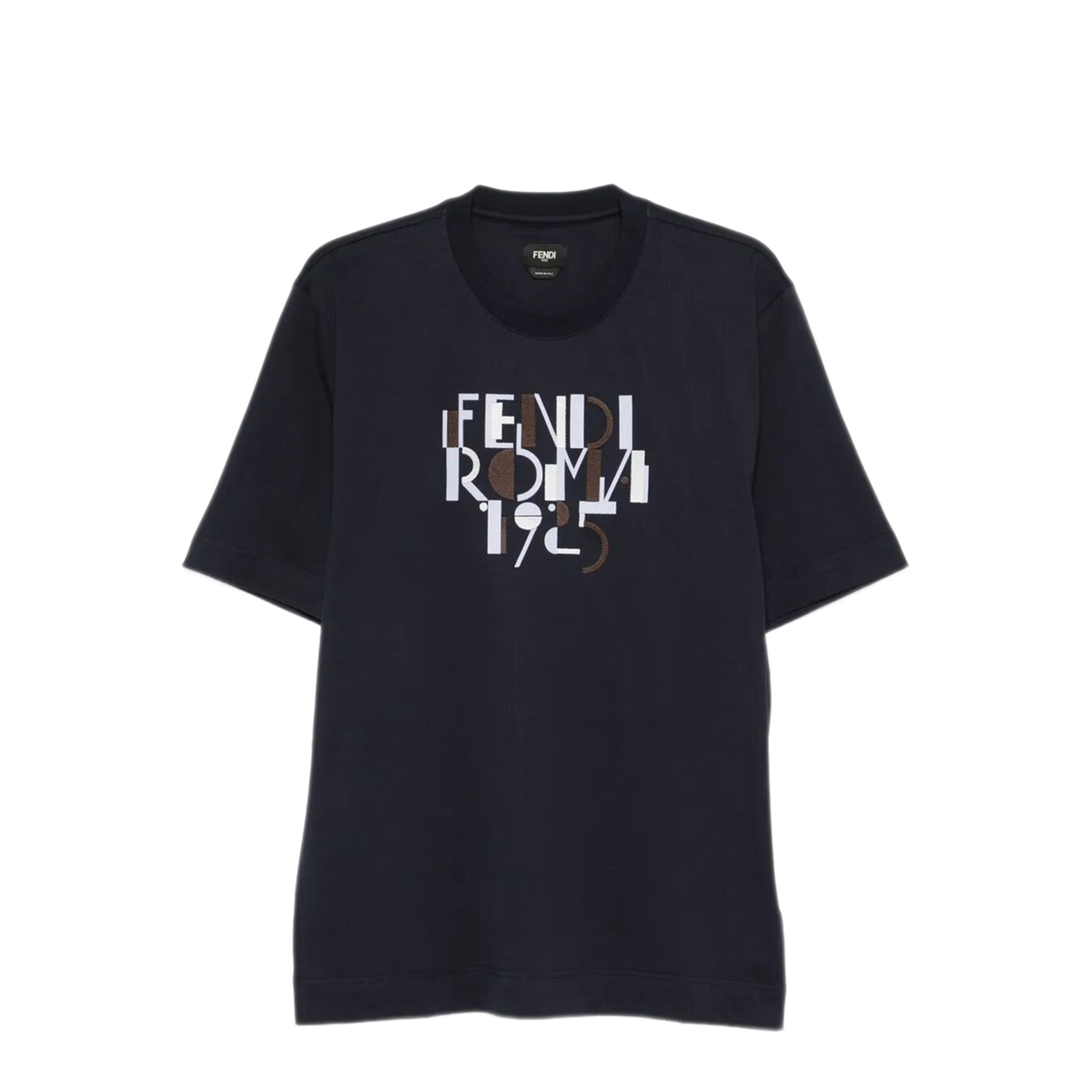 MAYFEYR - Fendi - Roma 1925 Print Cotton T-Shirt - FY0936AVOHF0PTH