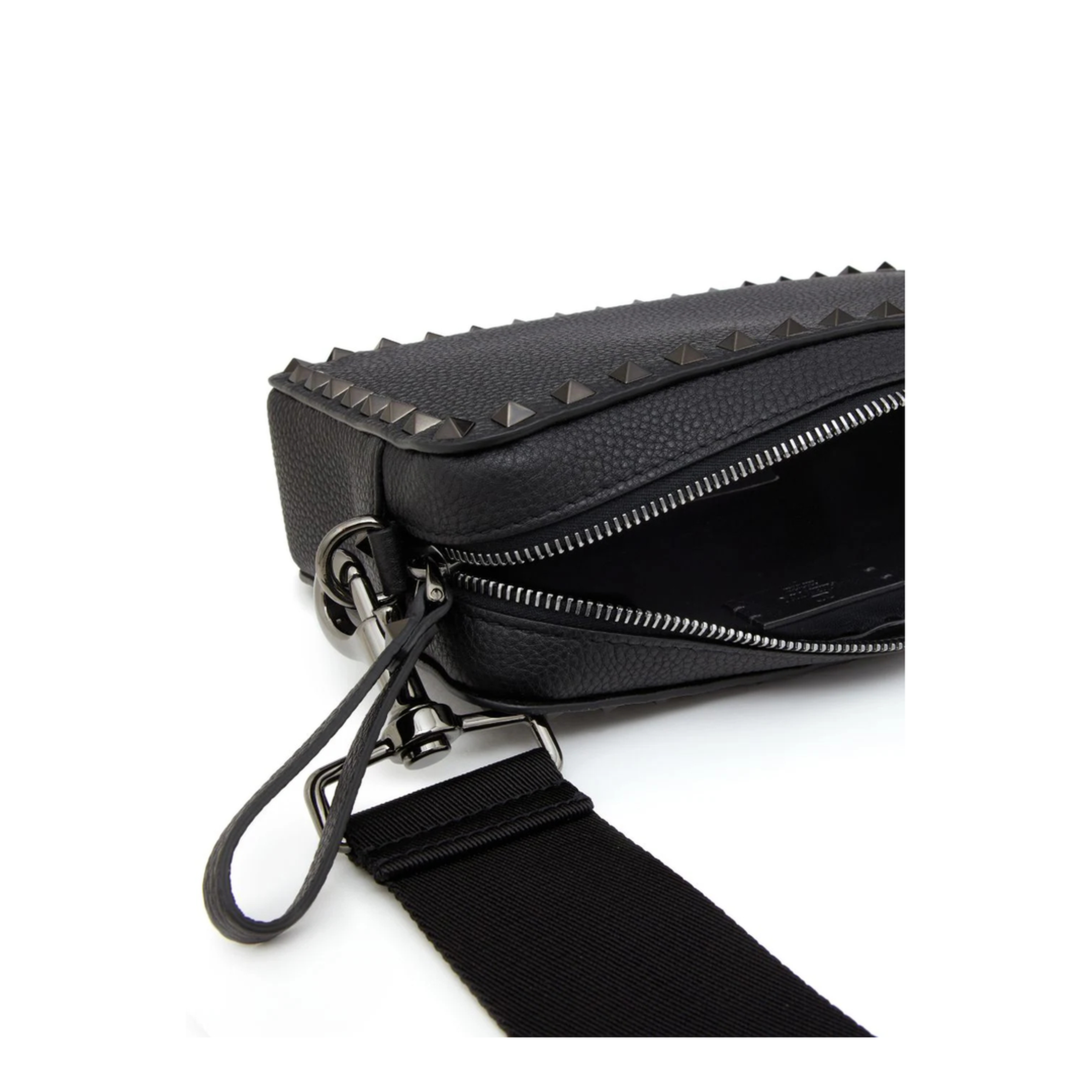 Rockstud Grainy Calfskin Crossbody Bag